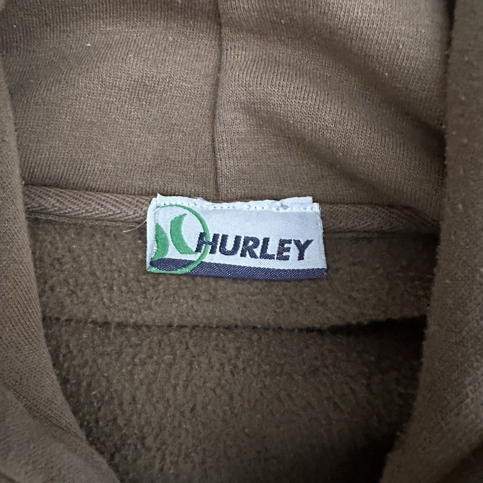 Hurley × Vintage Vintage 1999 Hurley International Green Hoodie Surf Y2K Size US L / EU 52-54 / 3 - 4 Thumbnail