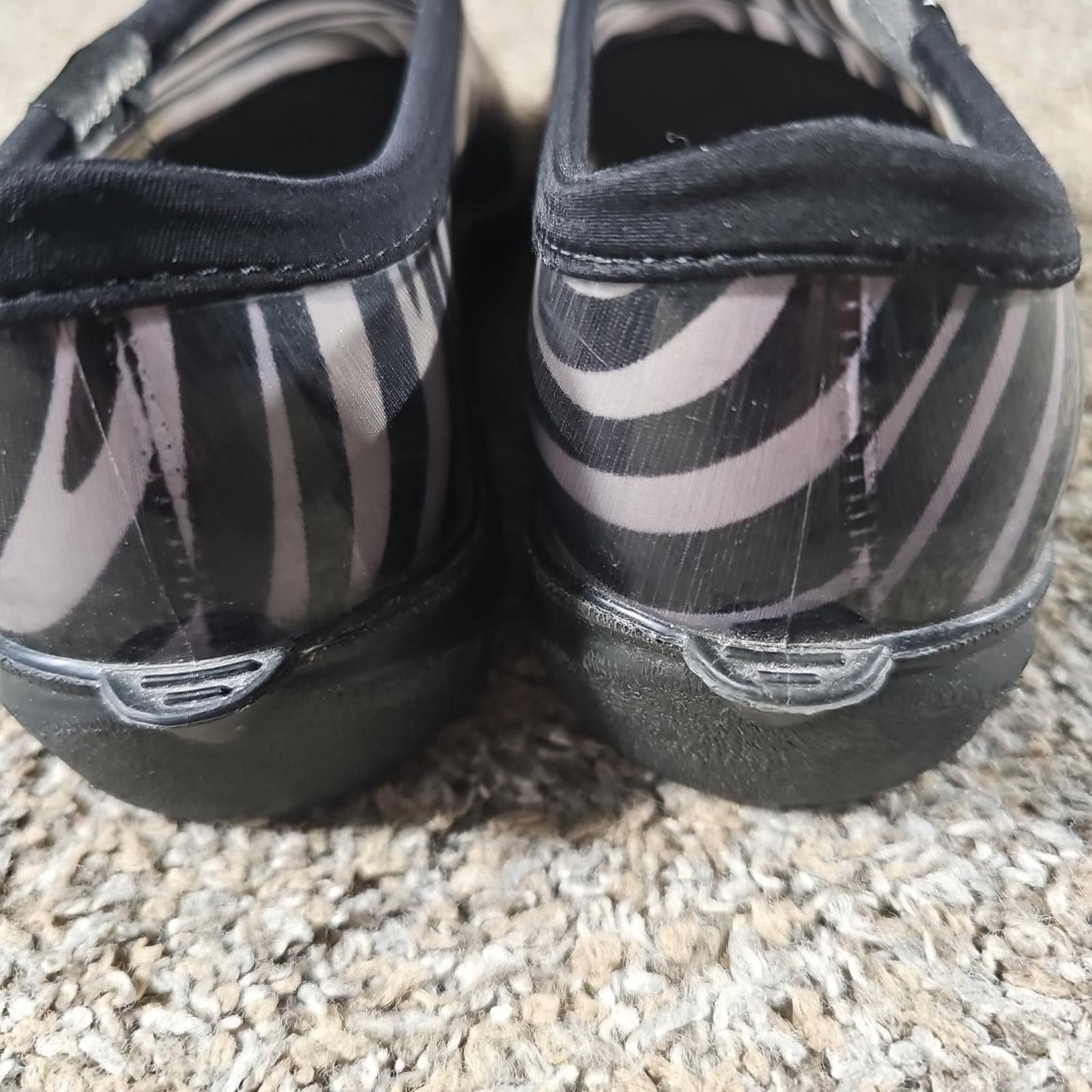 Louisville Slugger Sloggers Zebra Striped Made In USA Sz 9 Slip On Shoes Size US 9 / IT 39 - 5 Thumbnail