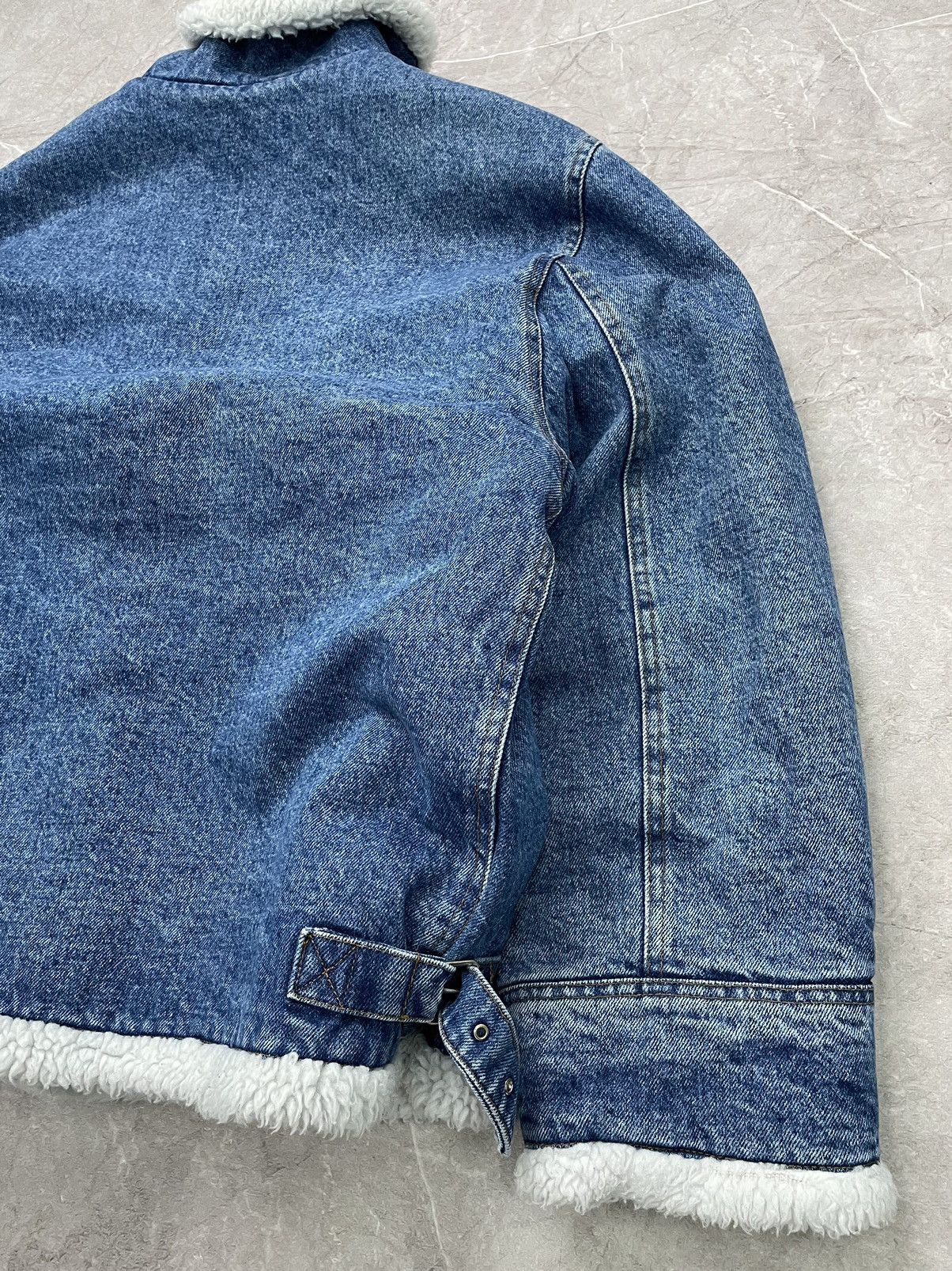 If Six Was Nine × Vintage FUR SHERPA LGB STYLE DISTRESSED US Army Style AF Jacket Size US M / EU 48-50 / 2 - 12 Thumbnail