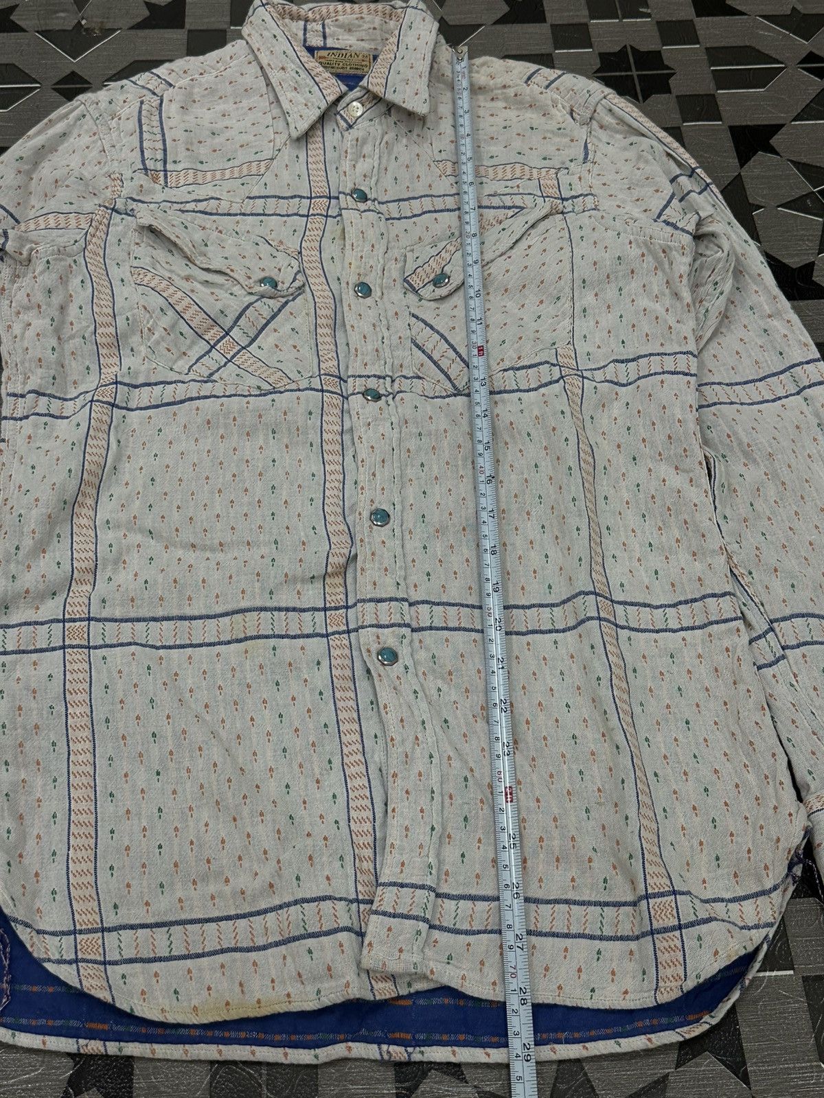 Indian Motorcycle Vintage Indian Motorcycle Western Snap Button Shirt L/S Size US M / EU 48-50 / 2 - 9 Thumbnail