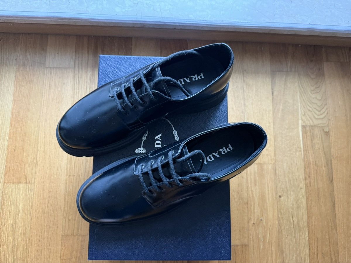 Prada Prada Spazzolato Derby AW19 Size US 11 / EU 44 - 2 Thumbnail