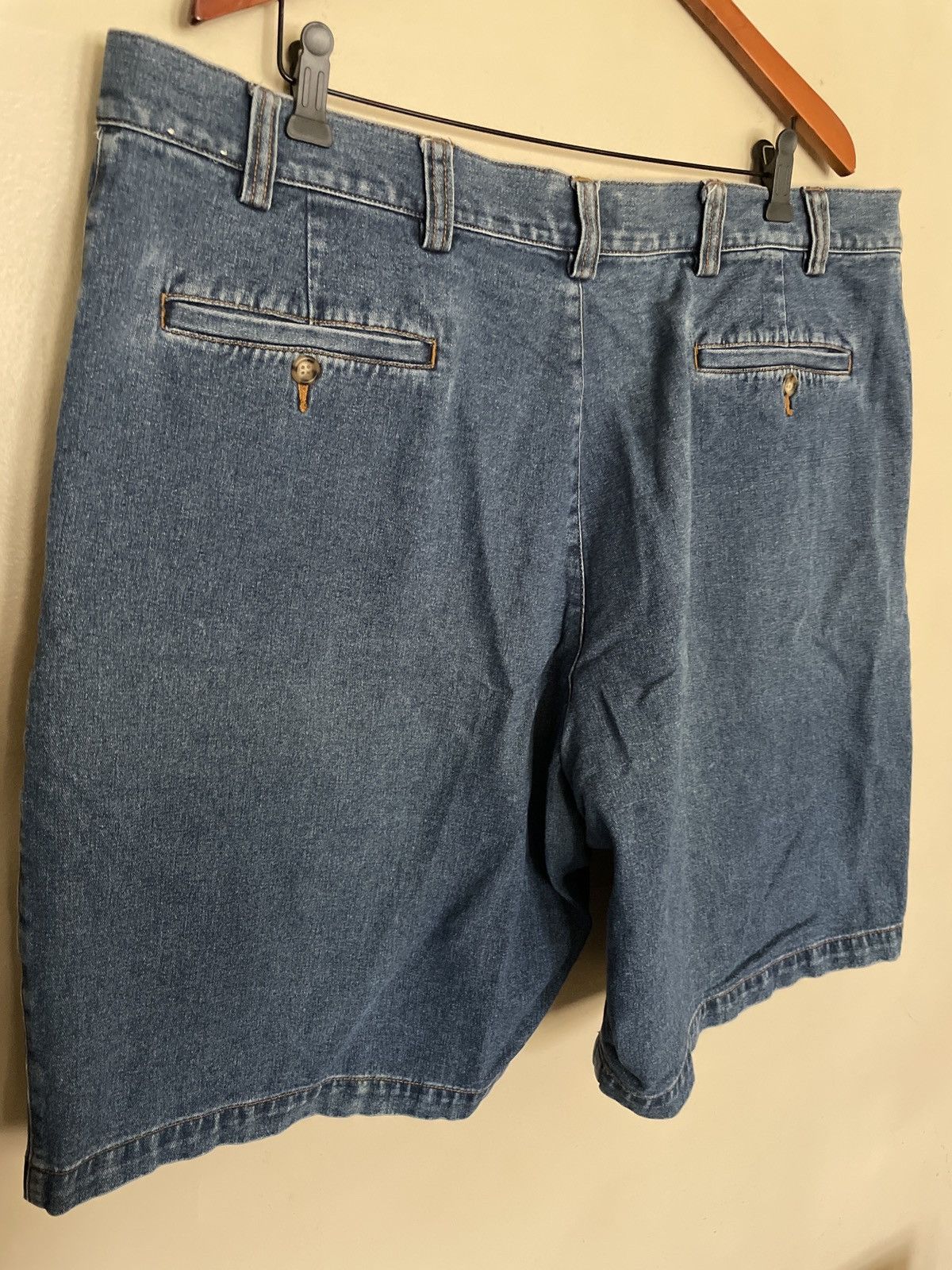 Jean × St. Johns Bay × Vintage Vintage Blue Jean Denim shorts Jorts Classic cotton waist 44 Size US 44 / EU 60 - 8 Thumbnail