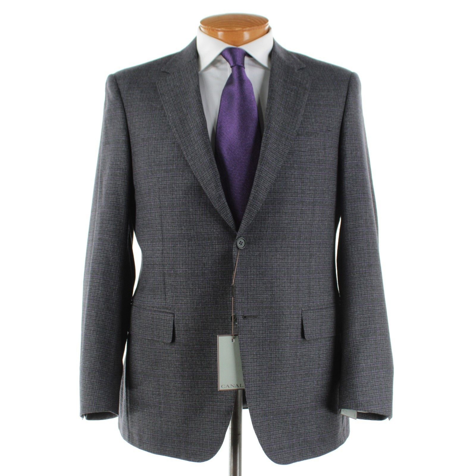 Canali Canali Sport Coat Size 42 Regular US in Gray Size 42R - 1 Thumbnail