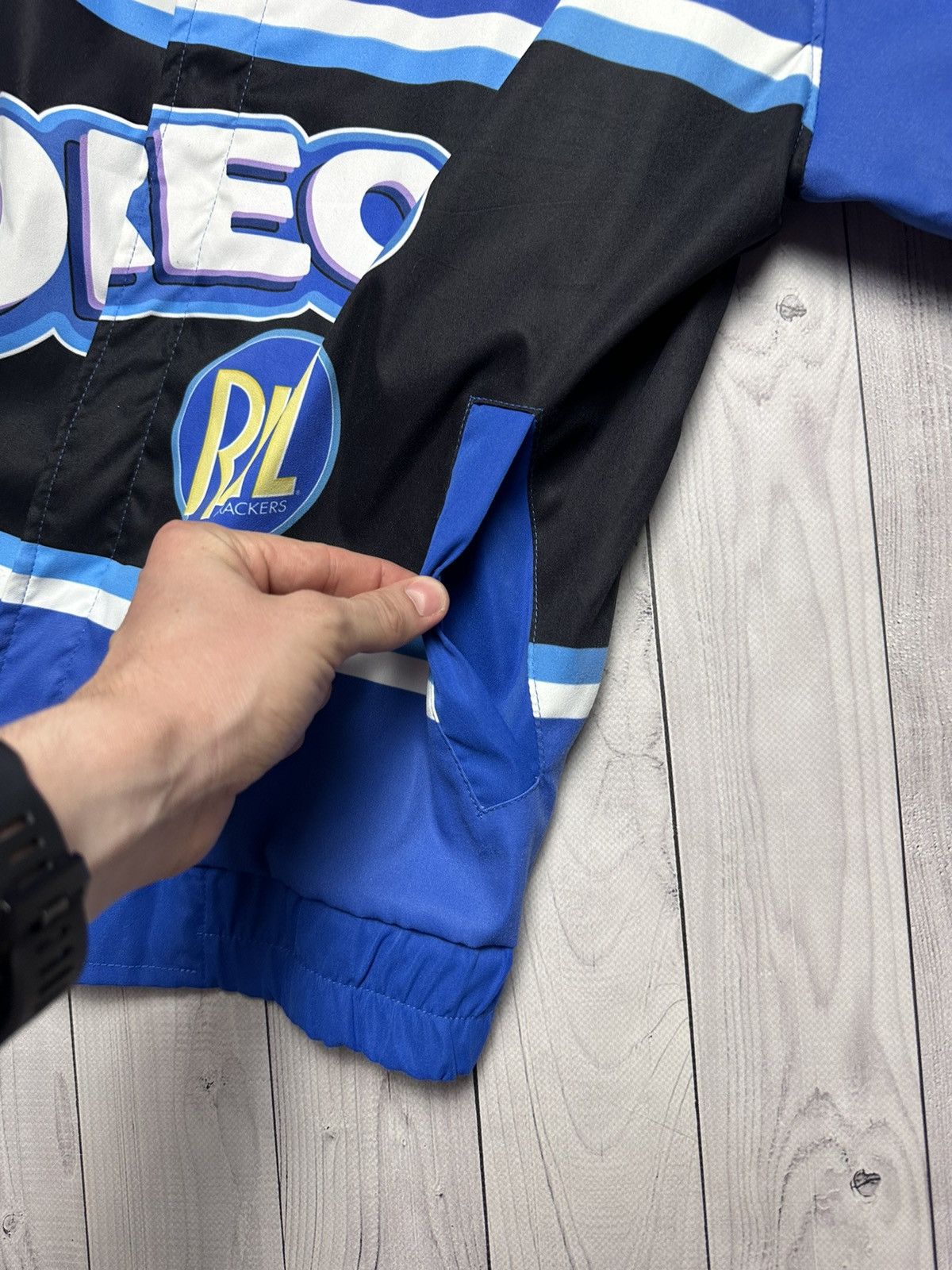 NASCAR Vintage NASCAR racing jacket Oreo Formula 1 rare size L Size US L / EU 52-54 / 3 - 7 Thumbnail