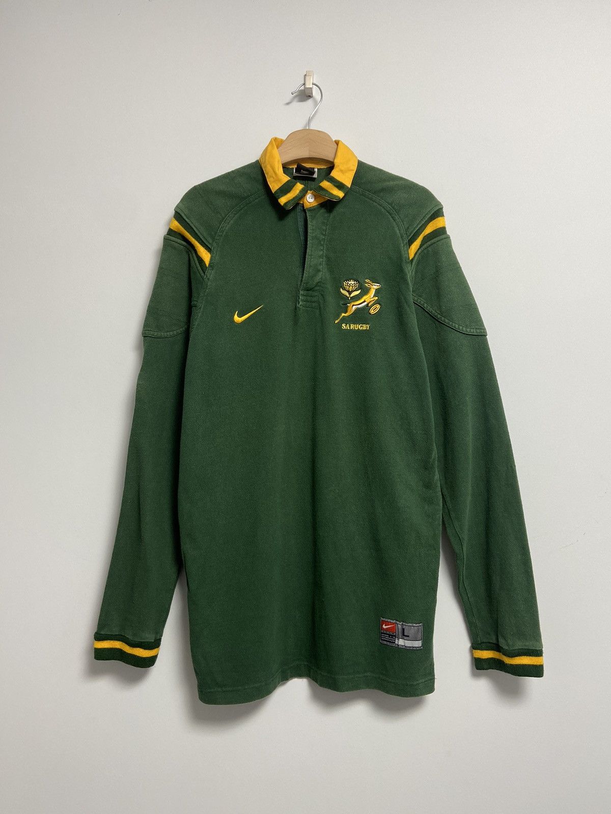 Vintage Nike Sarugby Vintage Long Sleeve 90’s Size US L / EU 52-54 / 3 - 1 Thumbnail