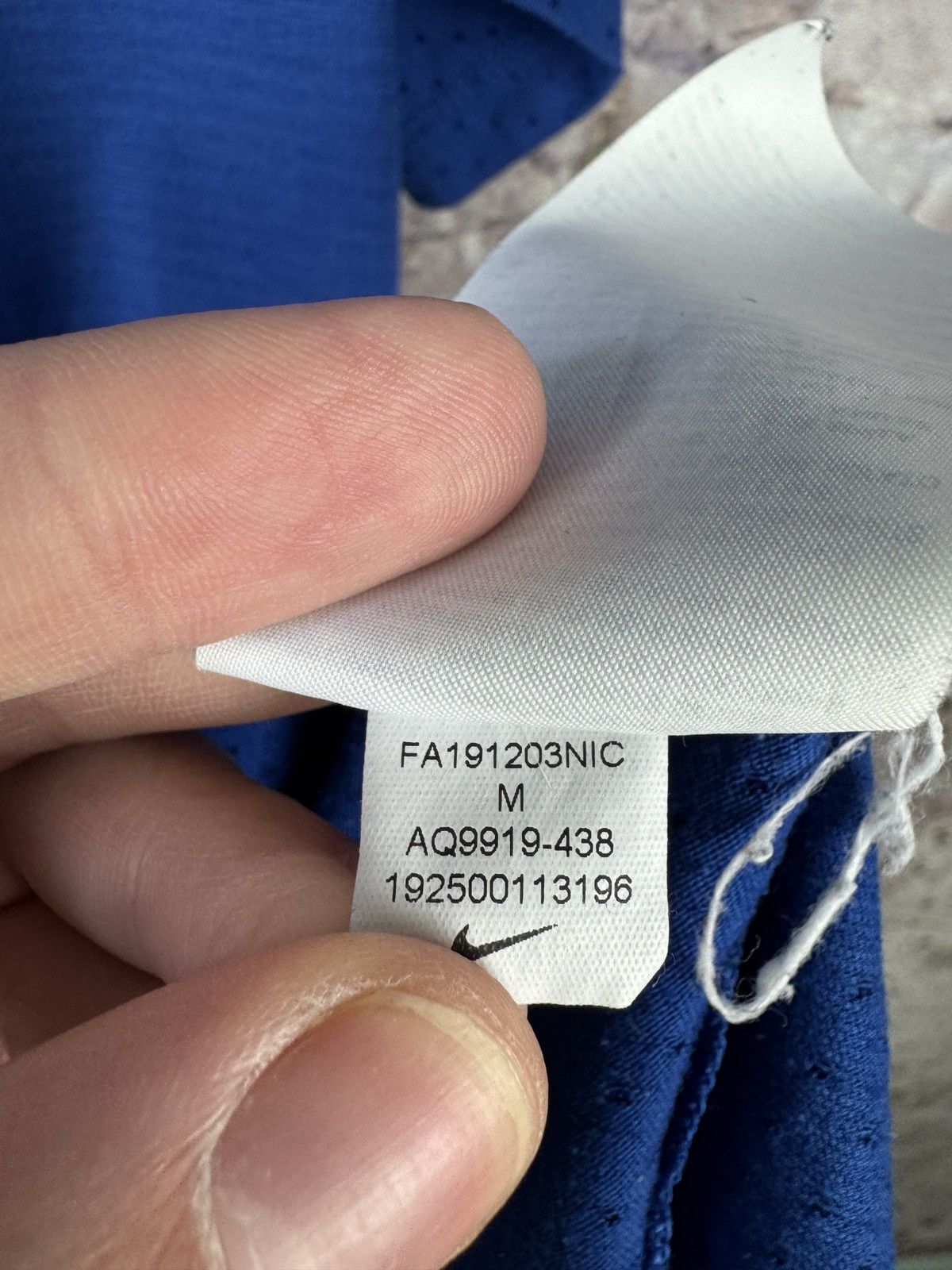 Nike Men’s Nike Running T-Shirt Blue Sportswear Size Medium Size US M / EU 48-50 / 2 - 7 Thumbnail