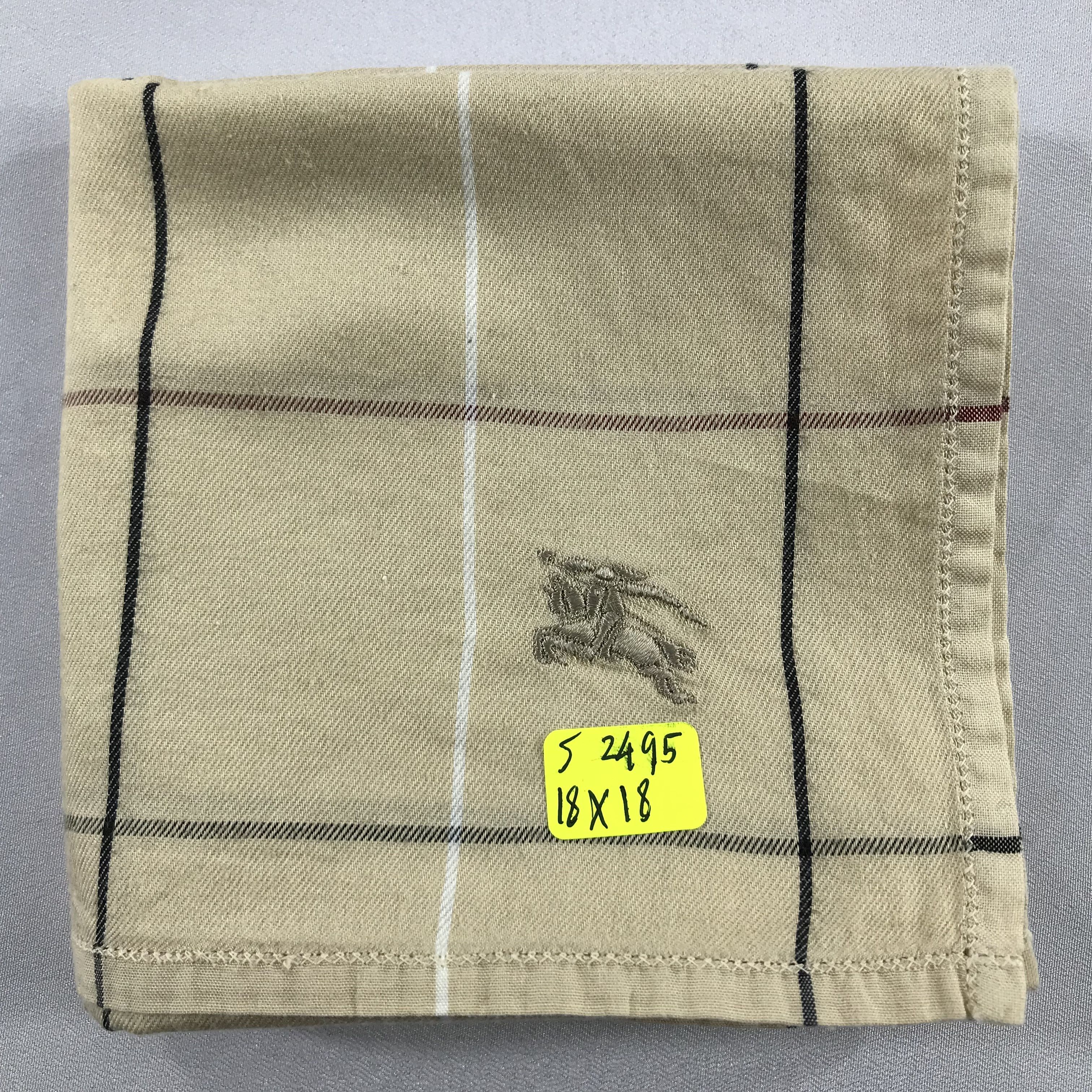 Burberry × Vintage Burberry Bandana / Handkerchief / Neckerchief - S2495 Size ONE SIZE - 5 Thumbnail