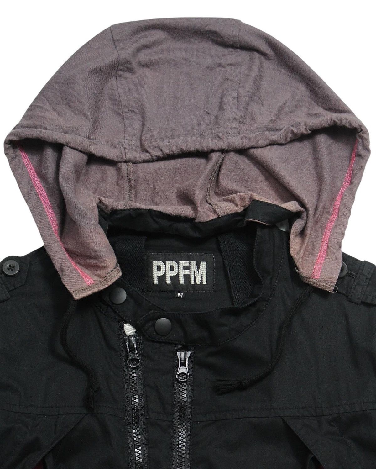 PPFM 2008 PPFM LAYERED HIDDEN HOOD RACER JACKET Size US M / EU 48-50 / 2 - 5 Thumbnail