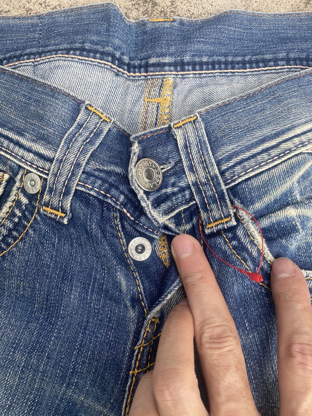 Designer × If Six Was Nine × Replay Flare Jeans Replay Faded High Rise Bootcut Size US 30 / EU 46 - 12 Thumbnail