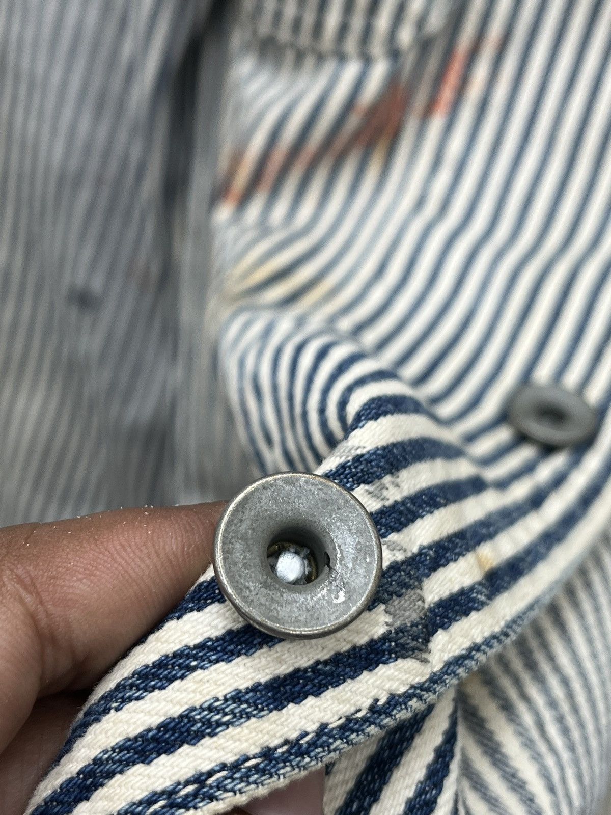 Johnbull 🔥🔥🔥ARCHIVE VINTAGE JOHN BULL HICKORY STRIPE CHORE JACKET Size US M / EU 48-50 / 2 - 11 Thumbnail