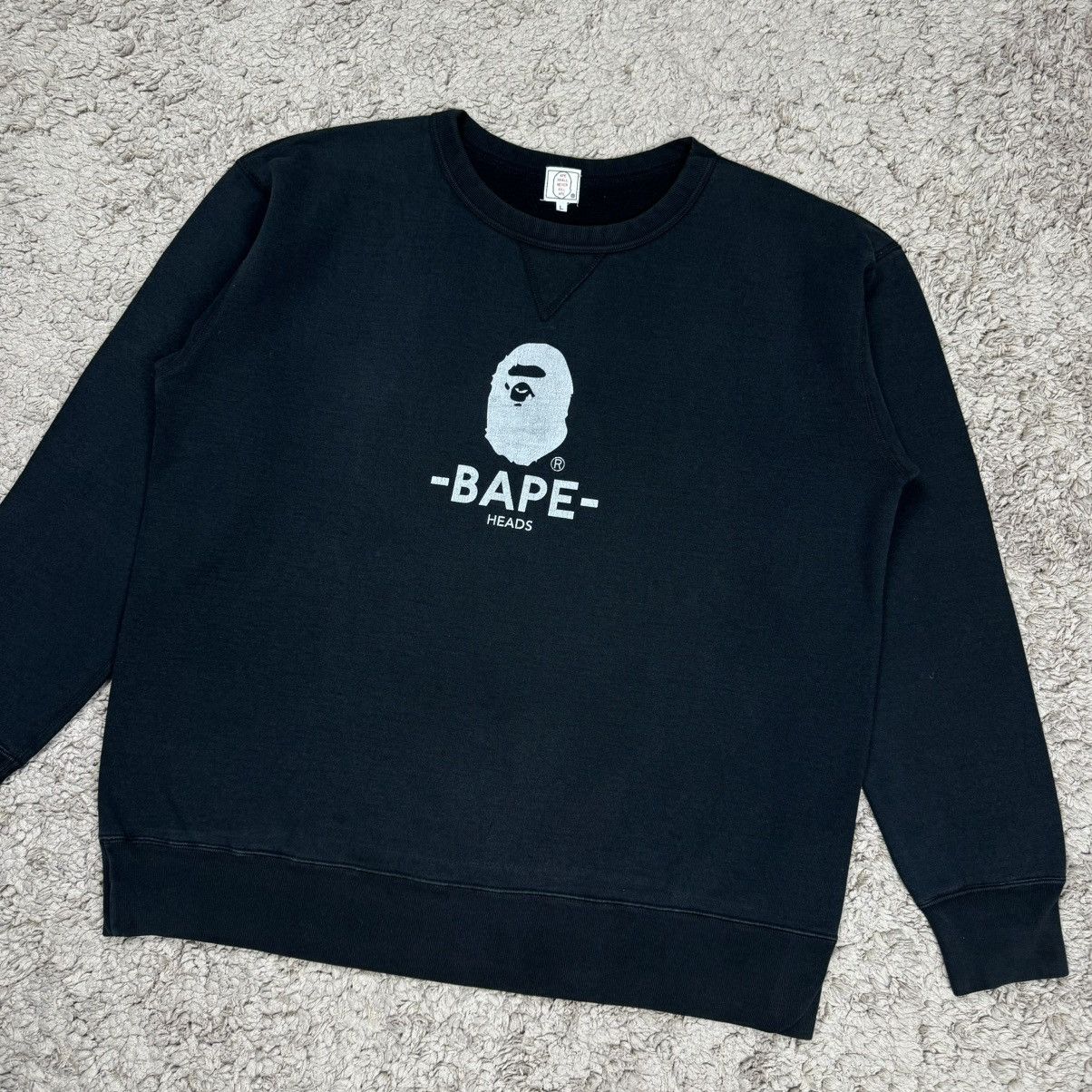Bape Bape Heads Crewneck Size US L / EU 52-54 / 3 - 4 Thumbnail