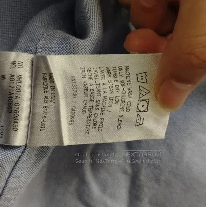 Thom Browne Thom Browne Blue Cotton Women's Shirt . Size M / US 6-8 / IT 42-44 - 6 Thumbnail