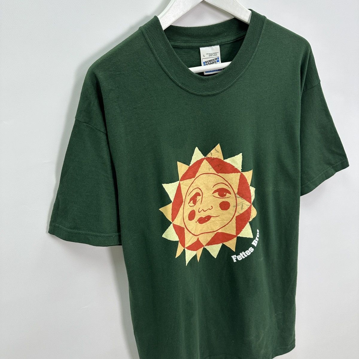 Band Tees vintage 90s Fettes Brot Indie rock signed tee rare Britain Size US L / EU 52-54 / 3 - 3 Thumbnail