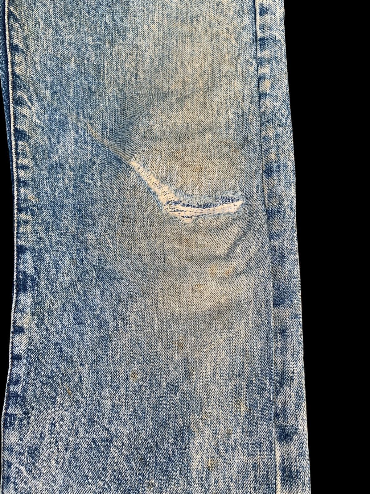Kapital VINTAGE LEVI'S 502x SELVEDGE BIG E ASICWASH DISTRESSED DENIM Size US 28 / EU 44 - 24 Thumbnail