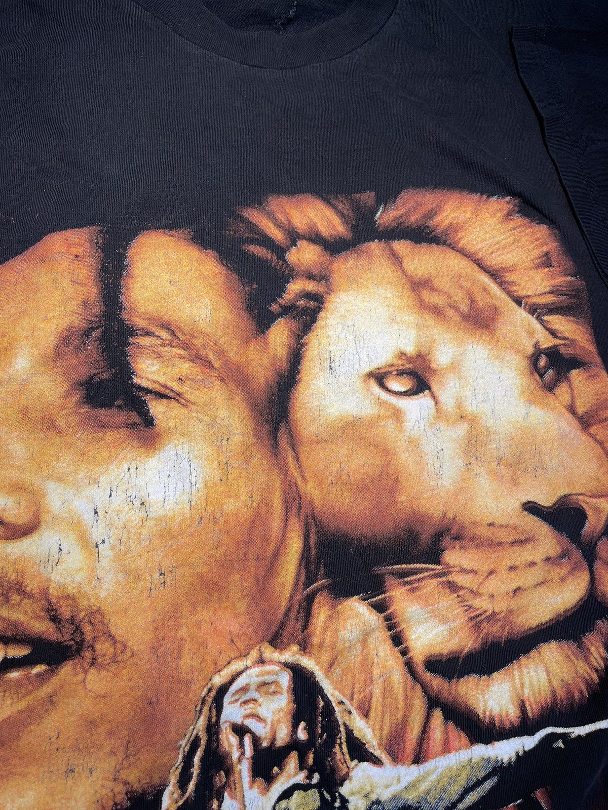 Vintage Vintage bob marley catch a fire double print original 2xl Size US XXL / EU 58 / 5 - 4 Thumbnail