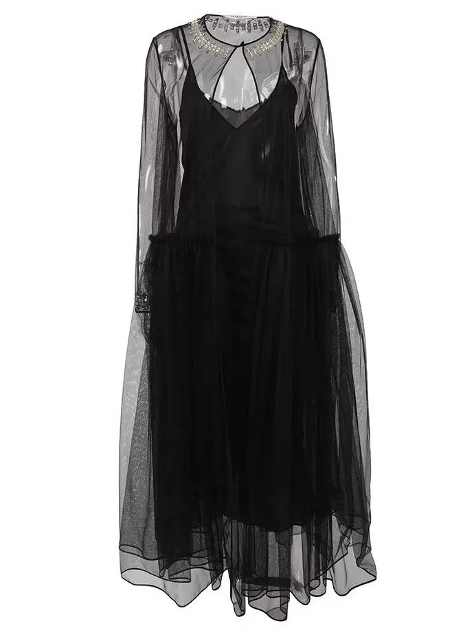 Givenchy Givenchy Crystal Beaded Edge Mesh Jacket Size XS / US 0-2 / IT 36-38 - 1 Thumbnail