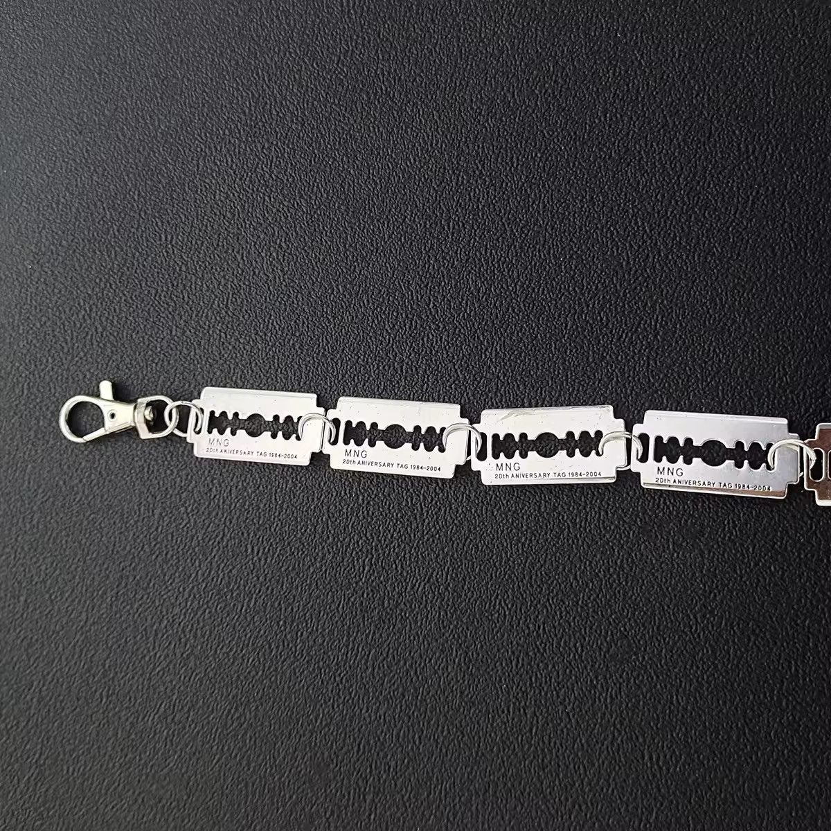 Vintage Gothic Razor Blade Hip Hop Jeans Chain Size ONE SIZE - 2 Thumbnail