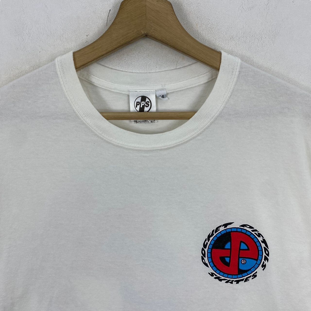 Powell Peralta × Santa Cruz Skateboards × Vintage Vintage 00's POCKET PISTOLS SKATES Big Logo Skate Tee Shirt Size US M / EU 48-50 / 2 - 4 Thumbnail