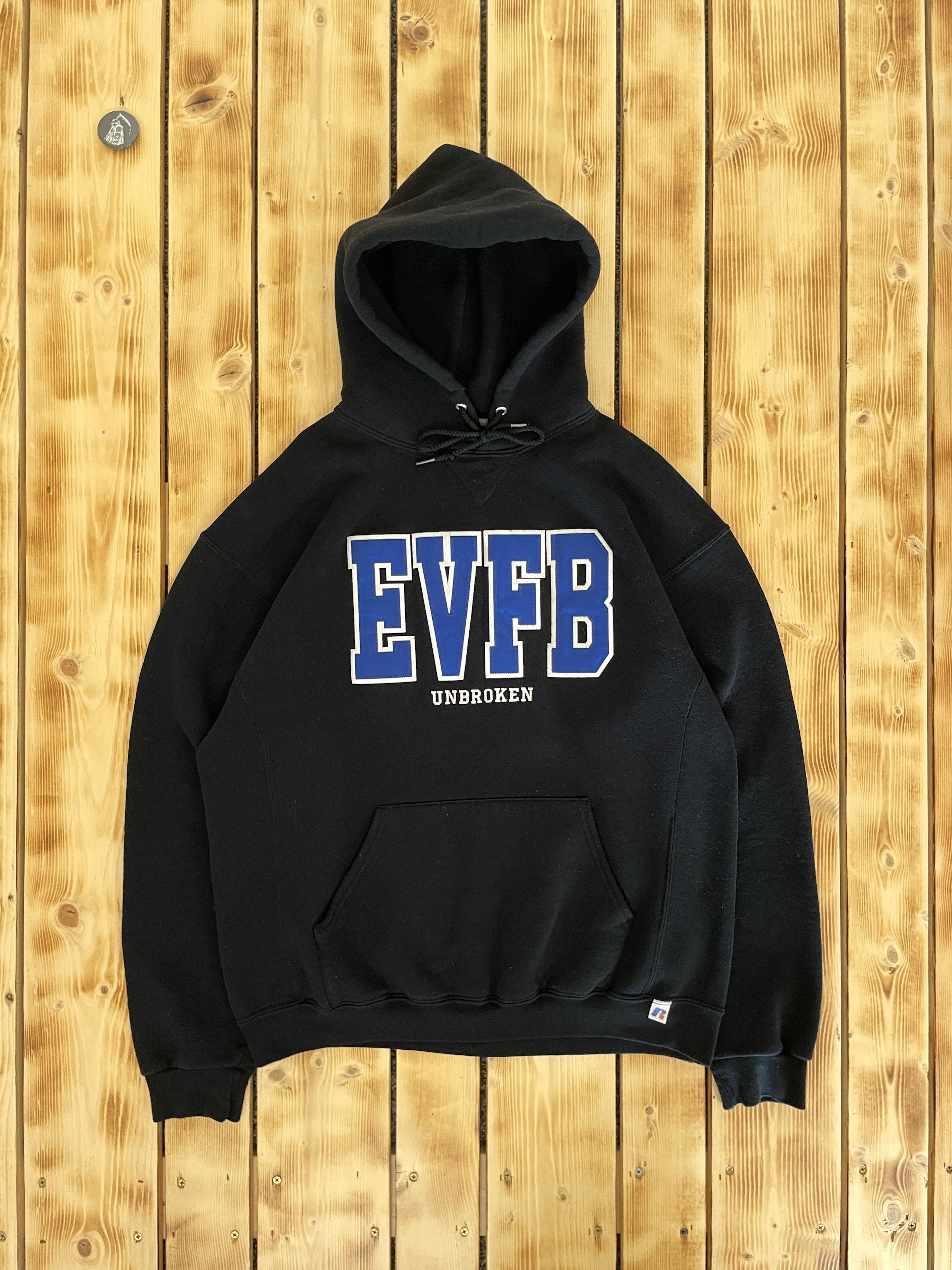 Russell Athletic Y2K Russell Athletic Hoodie EVFB Unbroken Black Size US L / EU 52-54 / 3 - 1 Thumbnail