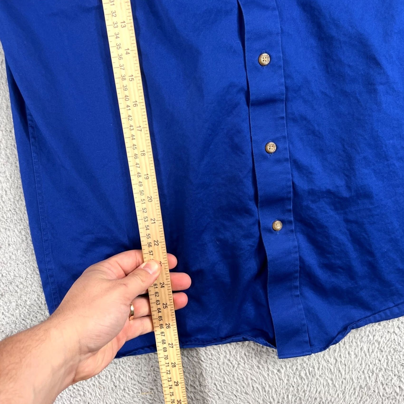 Ariat Ariat Shirt Mens S Blue Button Down Western Cowboy ALTERED TO SHORT SLEEVE Size US S / EU 44-46 / 1 - 6 Thumbnail