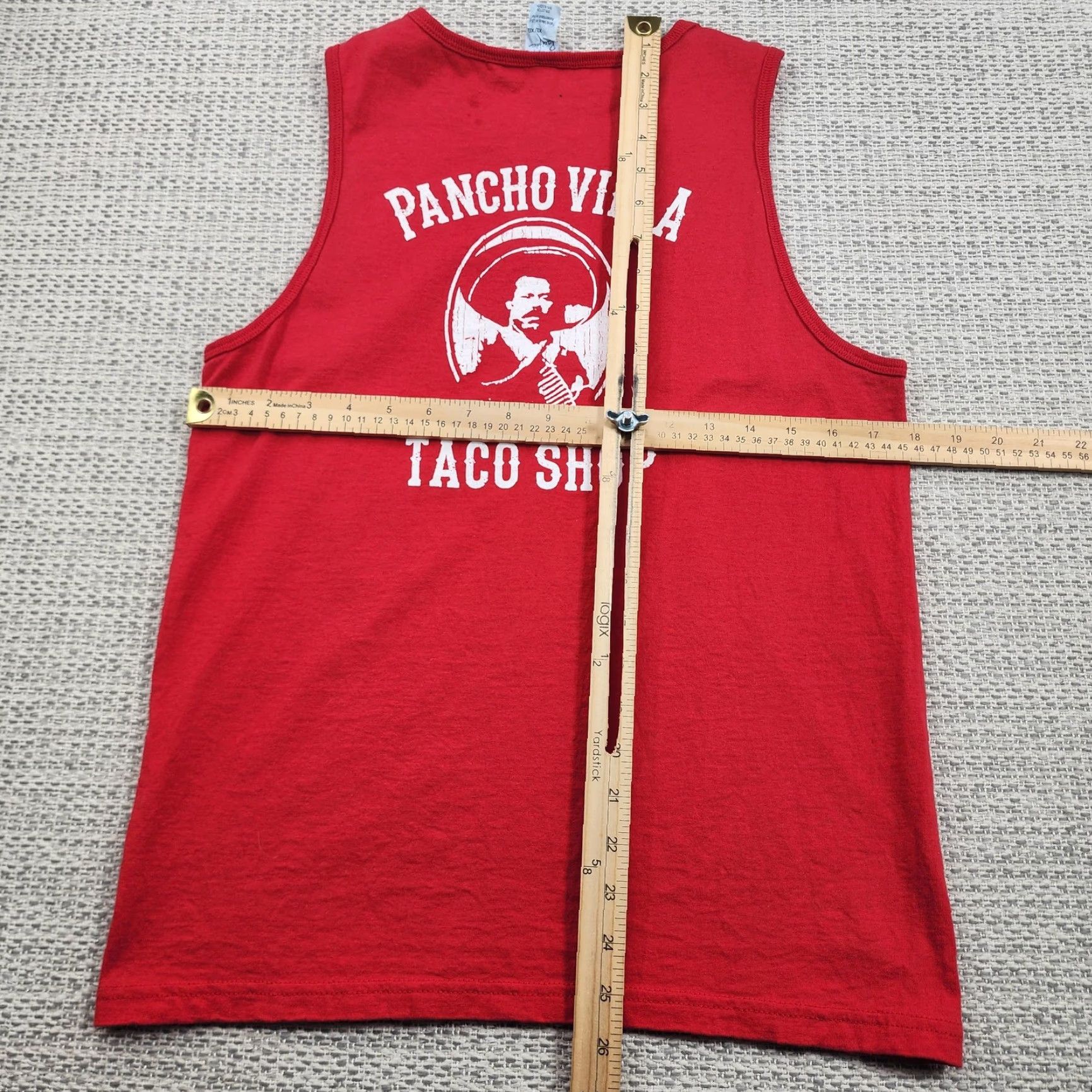 Vintage VINTAGE Pancho Villa Taco Shop Shirt Women XL Red Tank Top Sleeveless Graphic USA Made Size XL / US 12-14 / IT 48-50 - 6 Thumbnail