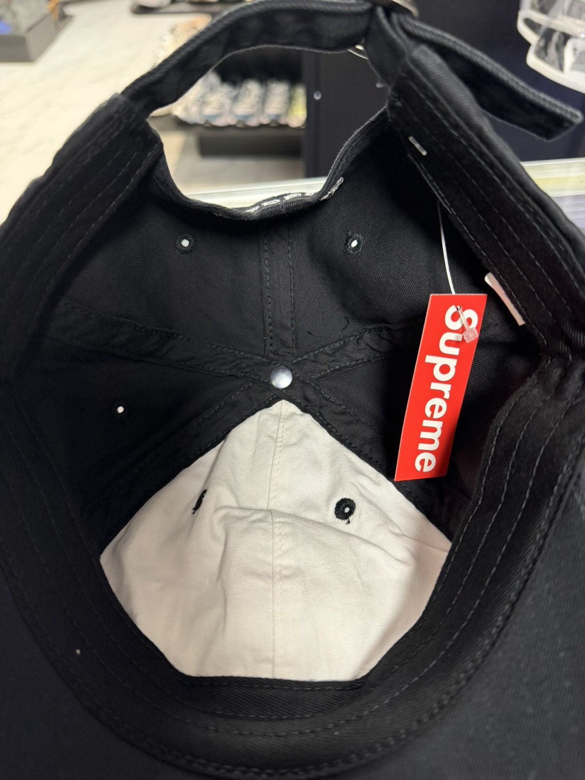 Supreme Supreme Splatter Hat (Black) Size ONE SIZE - 3 Thumbnail