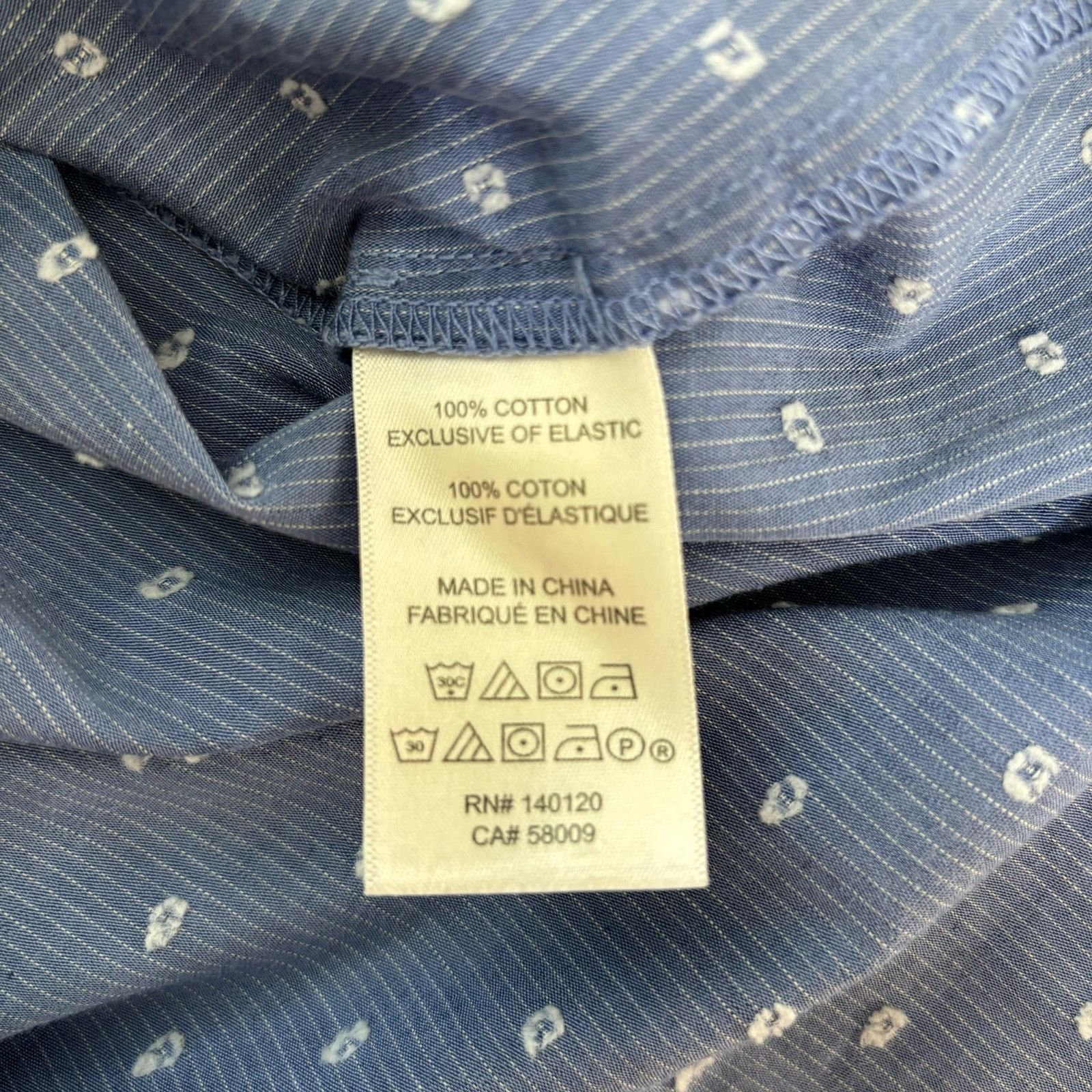 Other Maette by Stella & Dot Blue and White Off Shoulder Size M Size M / US 6-8 / IT 42-44 - 8 Thumbnail