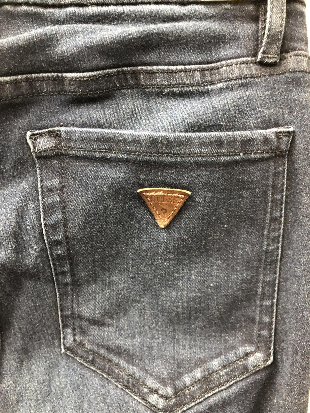 Guess Stylish Guess Dark Wash Skinny Jeans Size 40" / US 18 - 3 Thumbnail