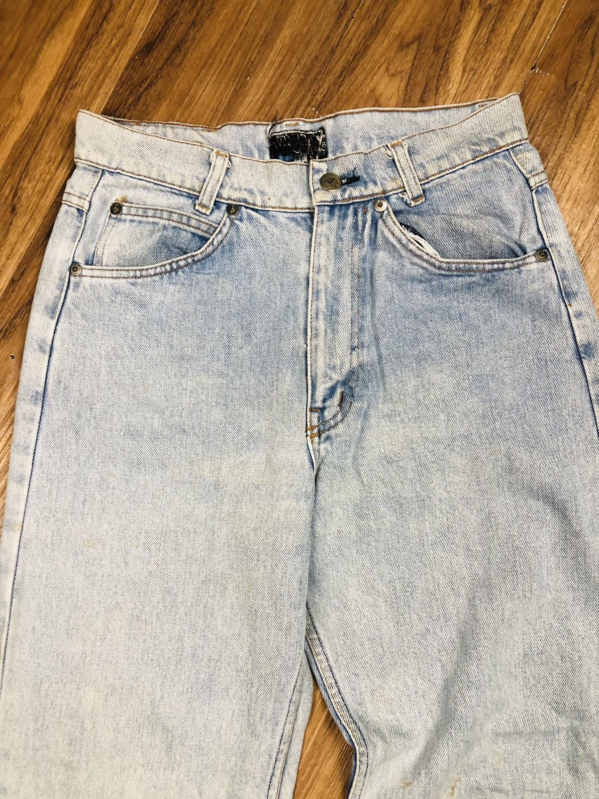 Ferre FERRE JEANS Vintage Light Wash 90s (37) Size US 31 - 3 Thumbnail