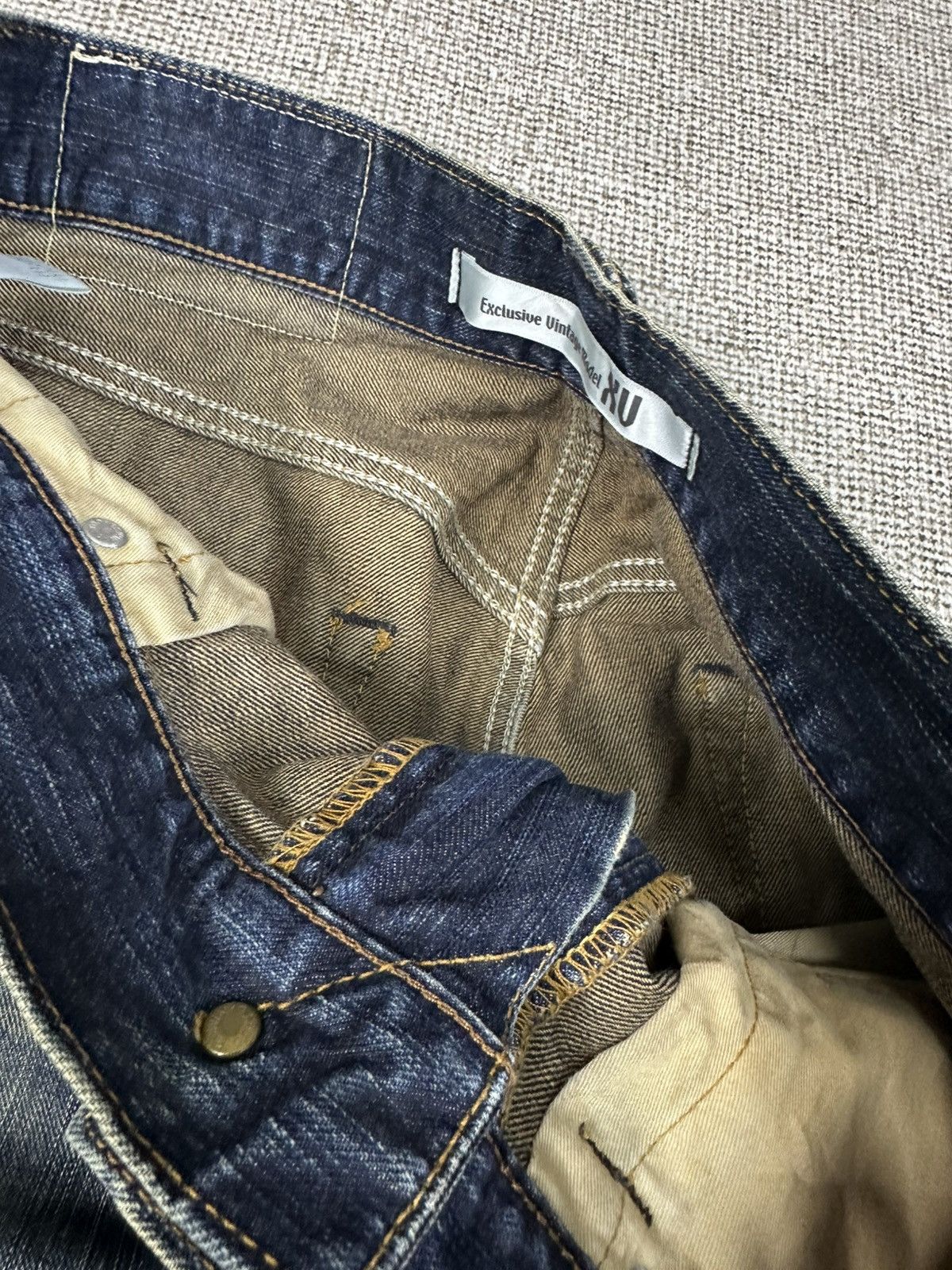 Edwin Edwin 405 XV Vintage Wash Distressed Denim W33 D742 Size US 33 - 15 Thumbnail