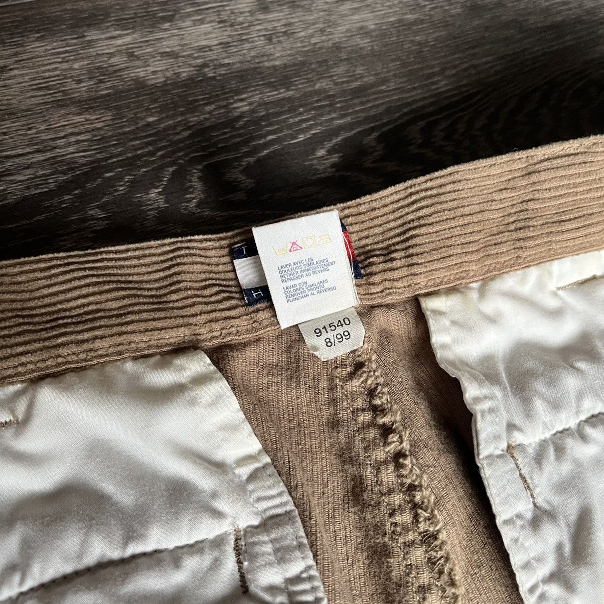 Tommy Hilfiger Vintage 1990s Tommy Hilfiger Corduroy Cargo Straight Pants Size US 34 / EU 50 - 12 Thumbnail