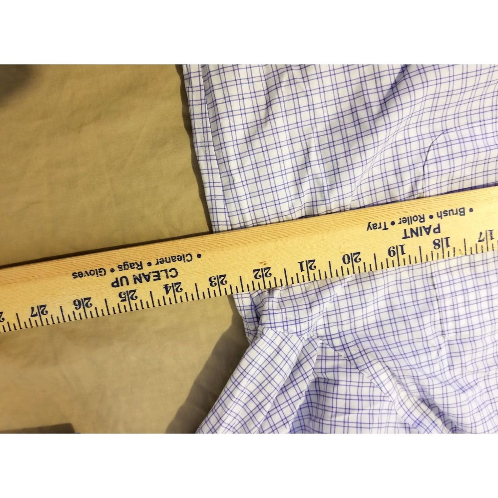Brooks Brothers VINTAGE? No. Brooks Brothers Dress Shirt 16 33 Blue White Button Cotton 16 Shirt Men Regular Long Sleeve Non-Iron Facility: United States Size 42R - 4 Thumbnail