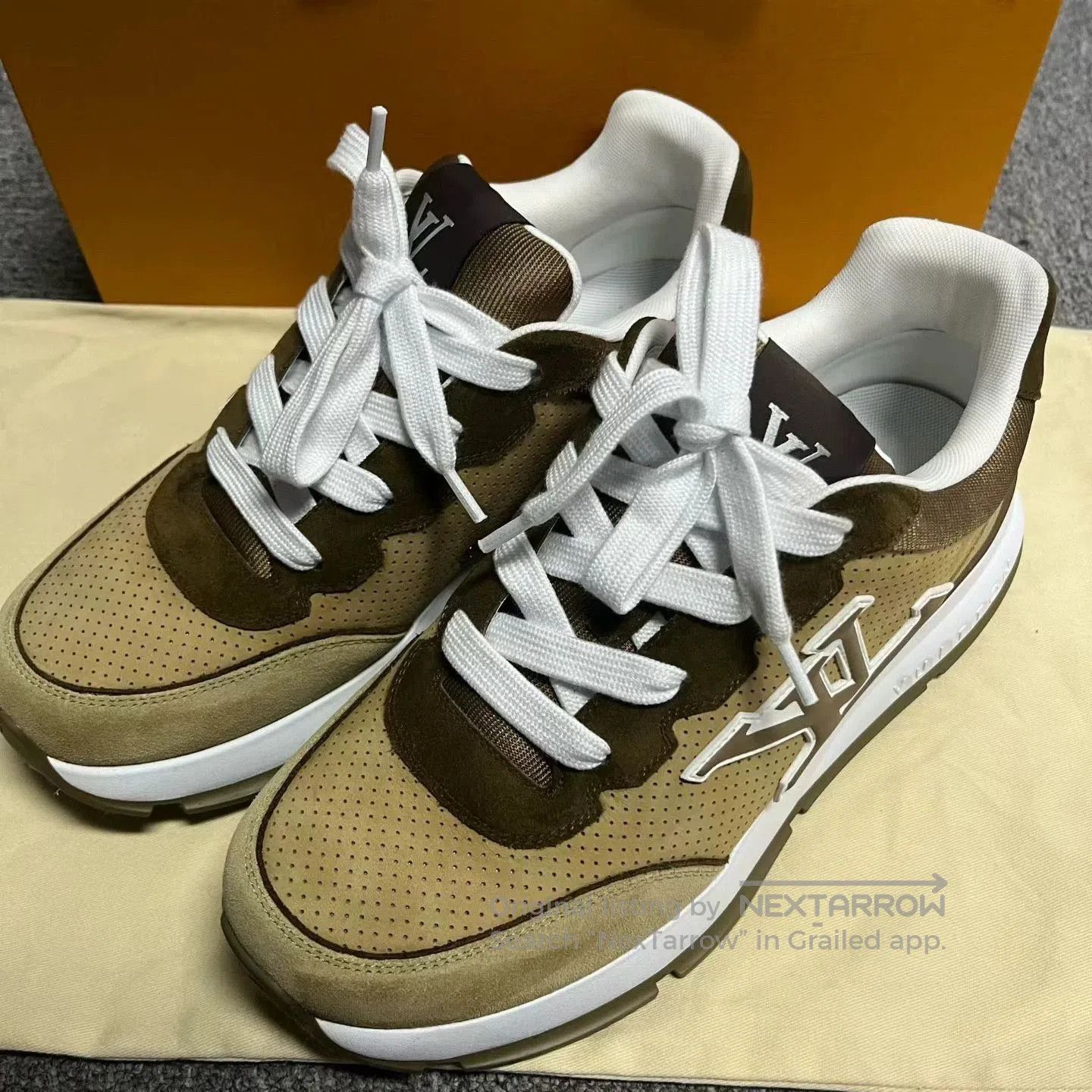 Louis Vuitton louis vuitton brown suede casual lace-up shoes. Size US 7 / EU 40 - 2 Thumbnail
