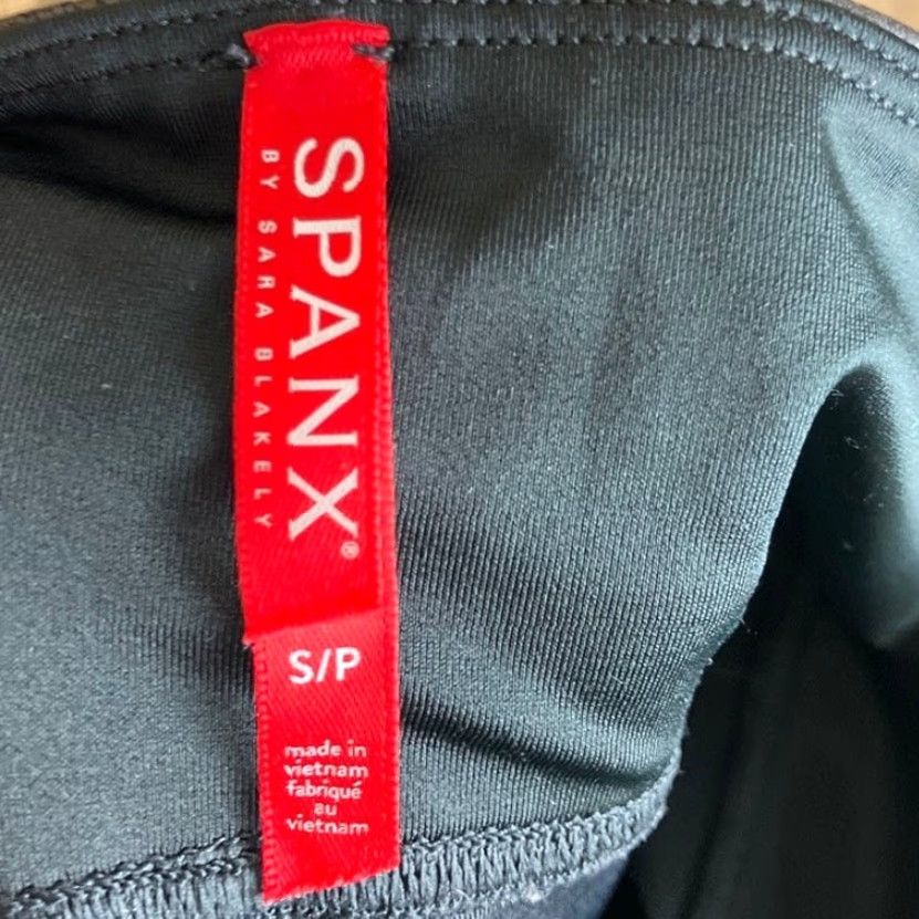 Spanx Spanx Womens Pants Black Faux Leather Pull On Skinny Leggings Stretch Small Size 28" / US 6 / IT 42 - 4 Thumbnail