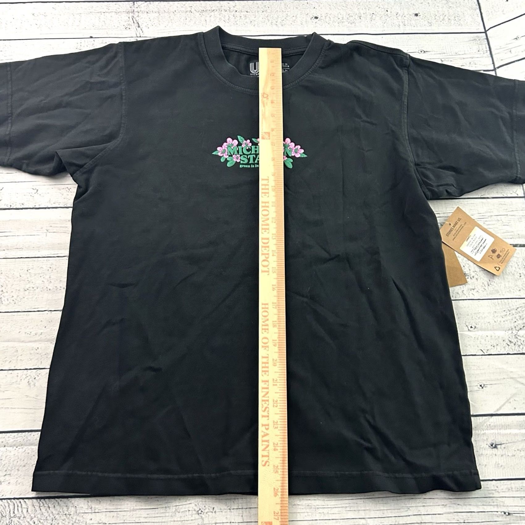 Vintage Uscape Michigan State Floral Short Sleeve T Shirt Mens M Black Size US M / EU 48-50 / 2 - 5 Thumbnail