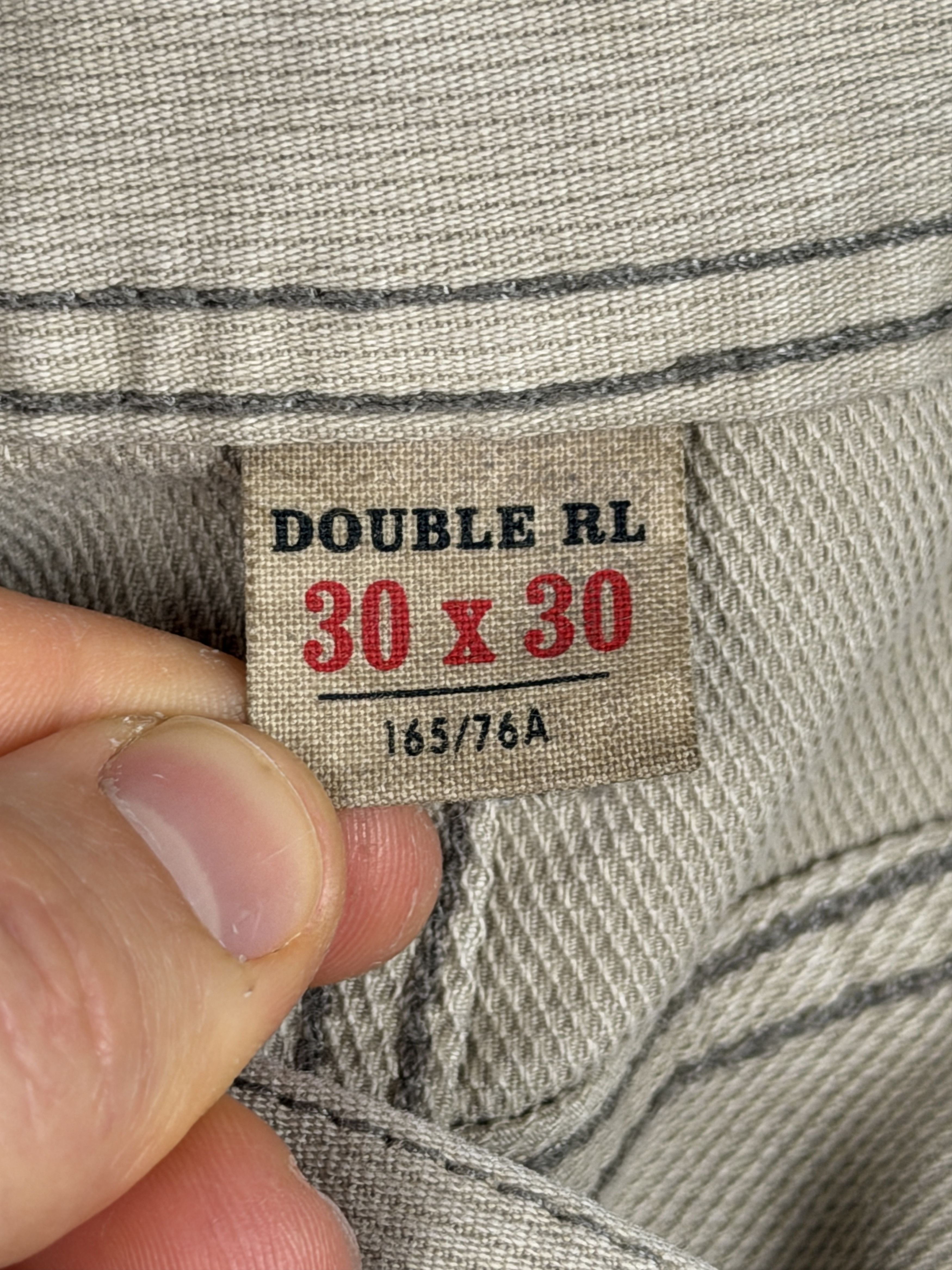 RRL Ralph Lauren Slim Fit Repaired Bedford Cord Pants Size US 30 / EU 46 - 9 Thumbnail