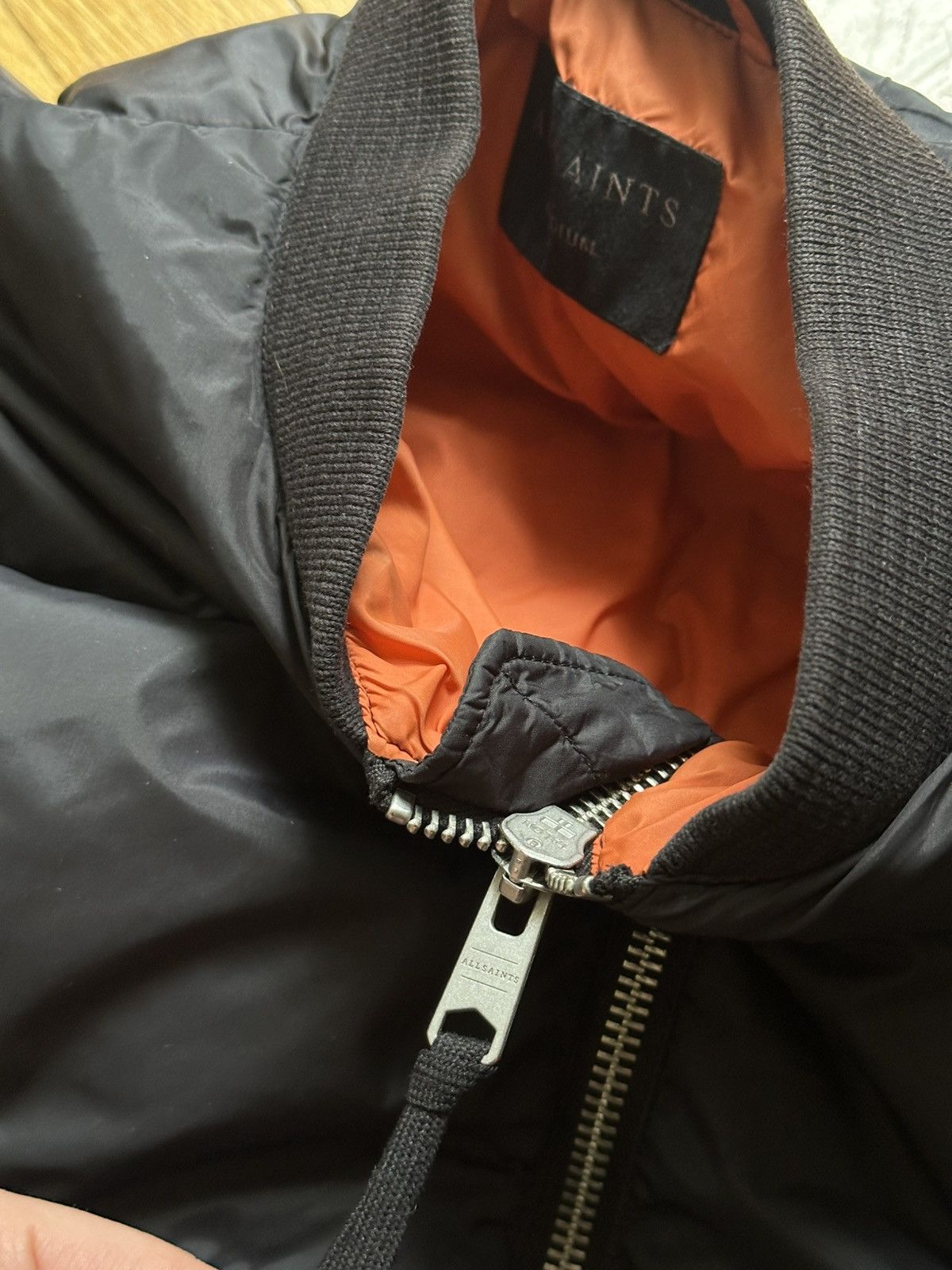 Allsaints Allsaints Puffer Down Mens Cropped Bomber Jacket Size US M / EU 48-50 / 2 - 5 Thumbnail