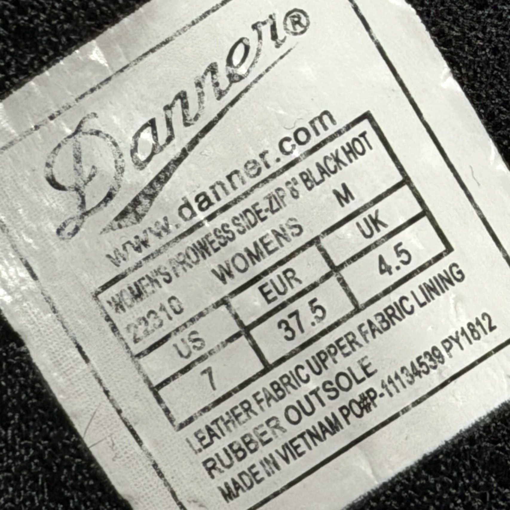 Danner Danner Prowess 8” Womens Size 7 M Black Side Zip Combat Military Boots Size US 5 / IT 35 - 7 Thumbnail