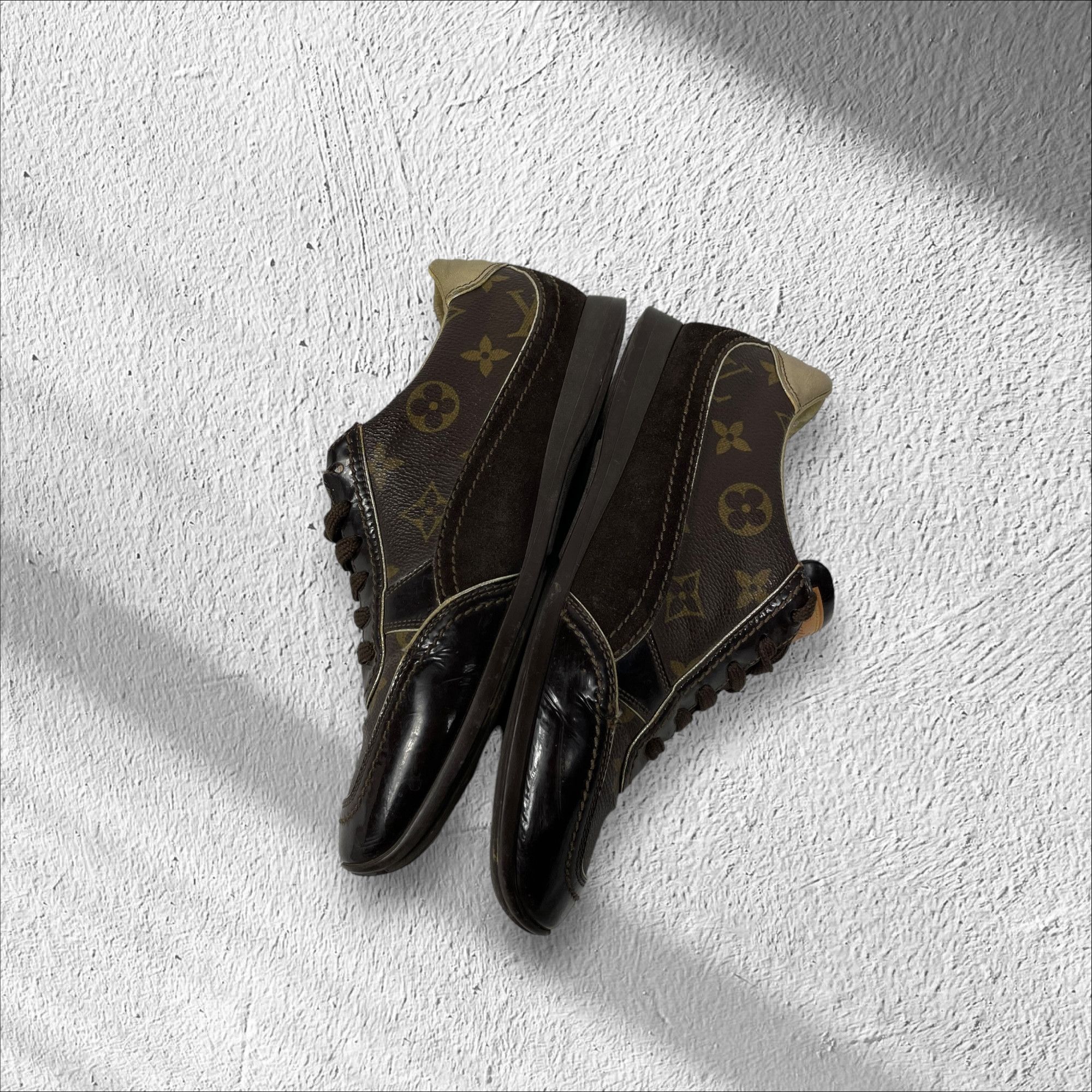 Vintage Louis Vuitton Monogram Loafers Sneakers Brown Size US 6 / IT 36 - 5 Thumbnail