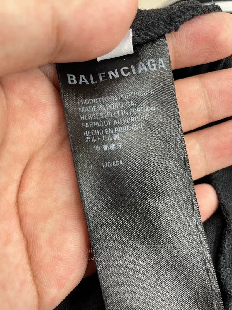 Balenciaga Balenciaga Reversed Inverted Washed Grey Short Sleeve T-Sh Size US S / EU 44-46 / 1 - 5 Thumbnail
