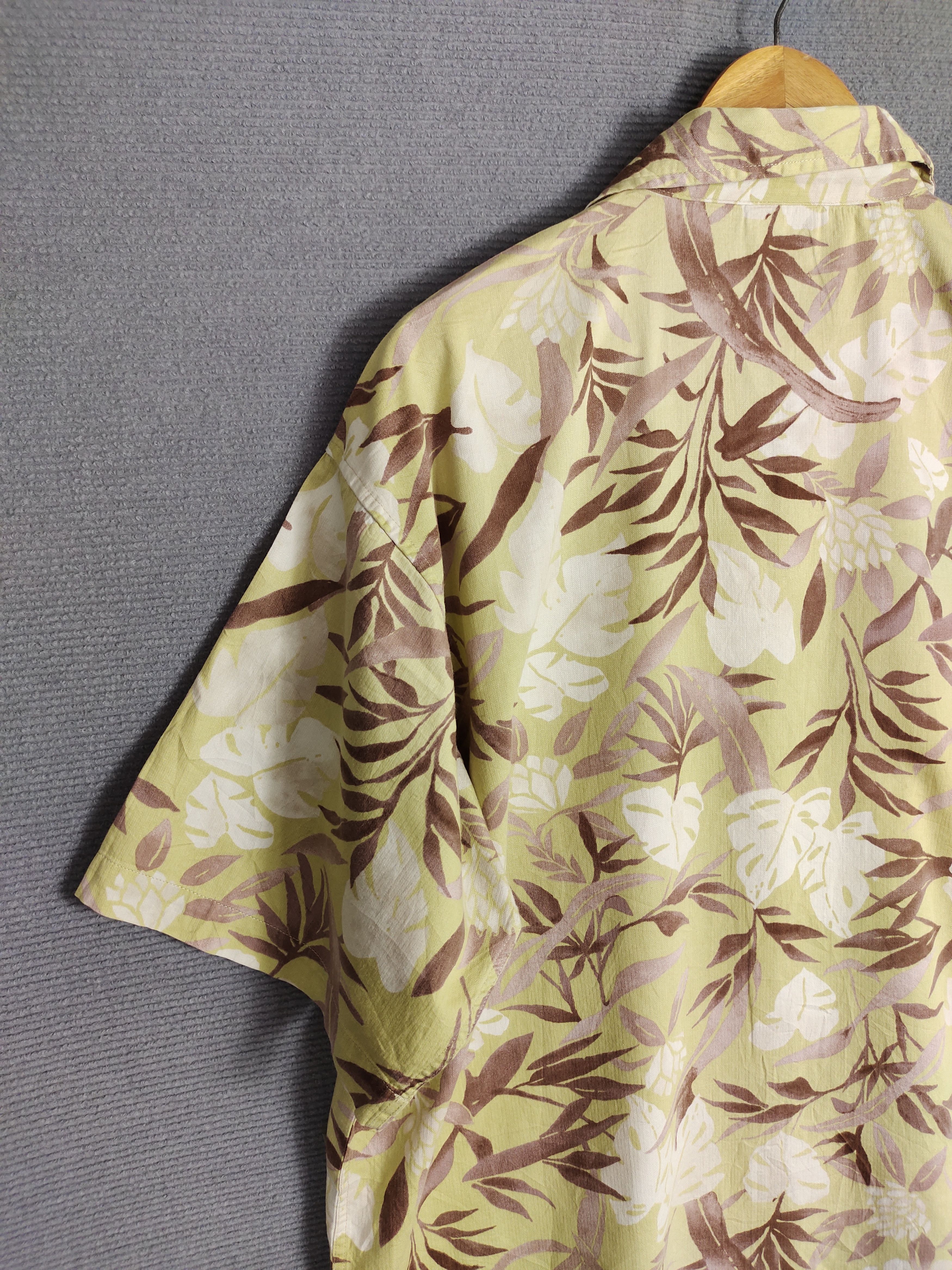 L.L. Bean Vintage L.L. Bean Cotton Rayon Hawaiian Shirt Size US L / EU 52-54 / 3 - 11 Thumbnail