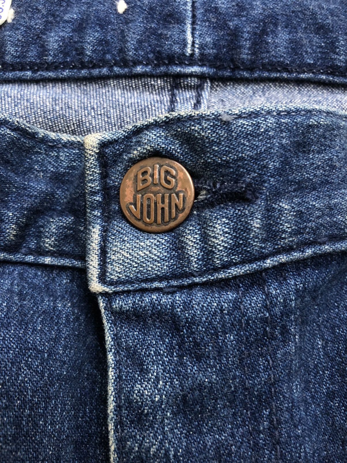 If Six Was Nine Vintage Japanese 80s Big John Bush Flared Jeans Size US 33 - 10 Thumbnail