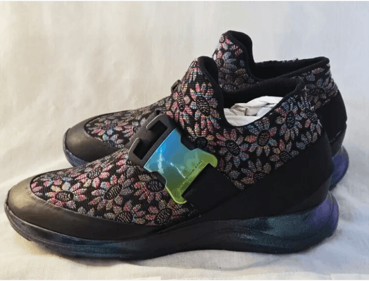 Christopher Kane Christopher Kane Floral Jacquard Lurex Slip On Sneakers Size US 8.5 / IT 38.5 - 6 Thumbnail