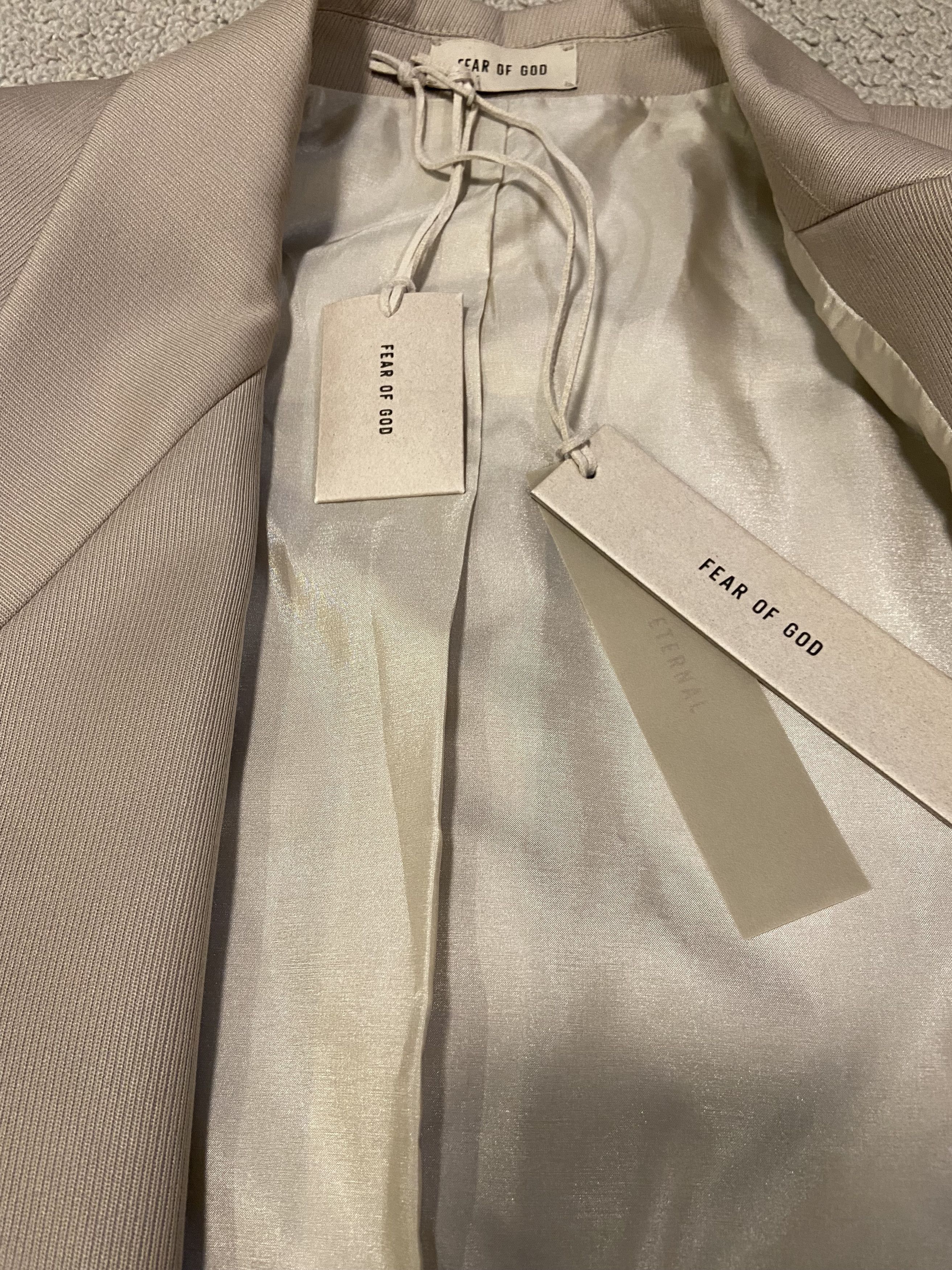 Fear of God NWT Fear Of God Eternal Double-breasted Twill Wool Blazer Size 46R - 4 Thumbnail