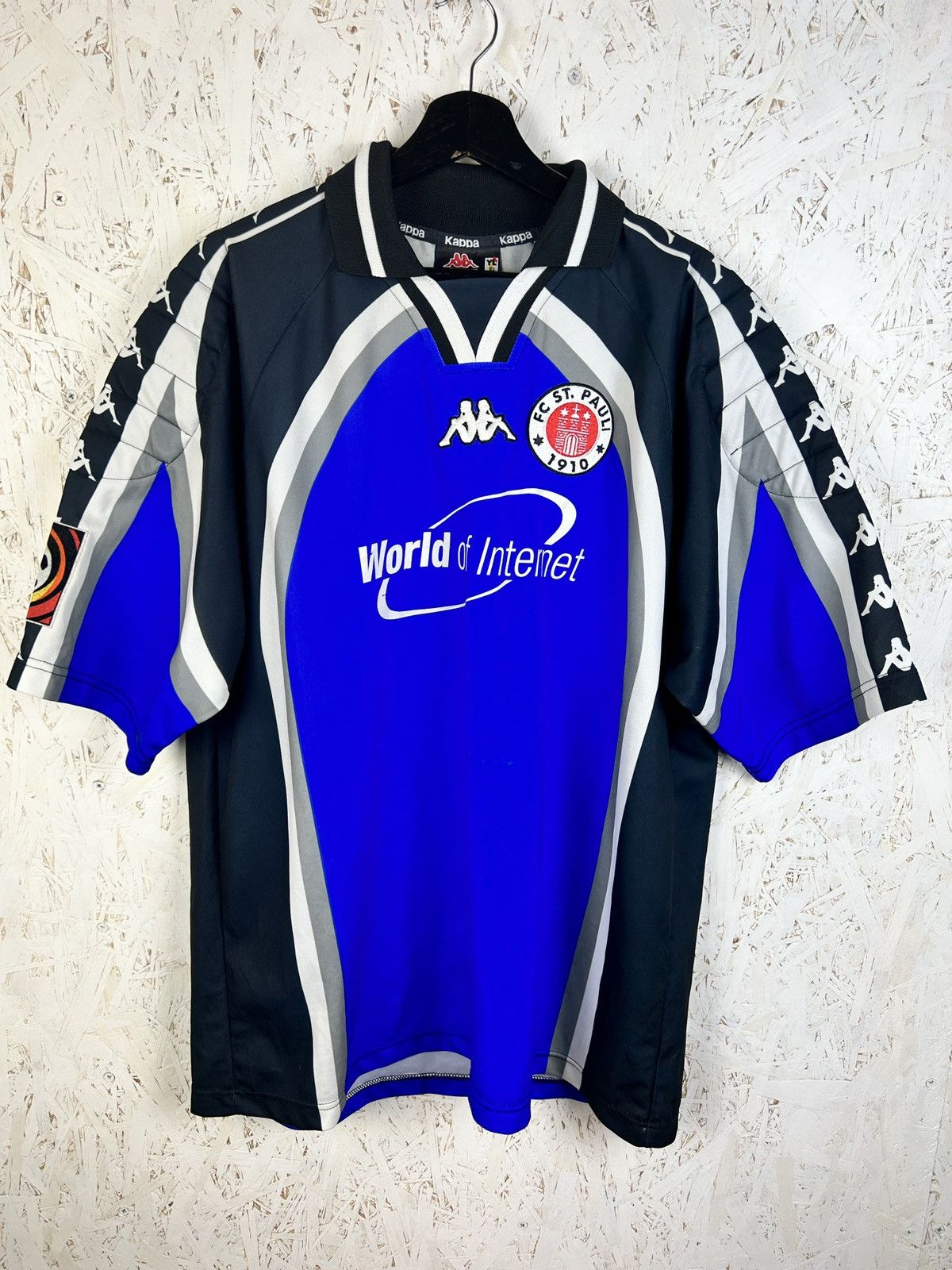 FC St. Pauli #1 Weber GK Player Issue Kappa Soccer Jersey