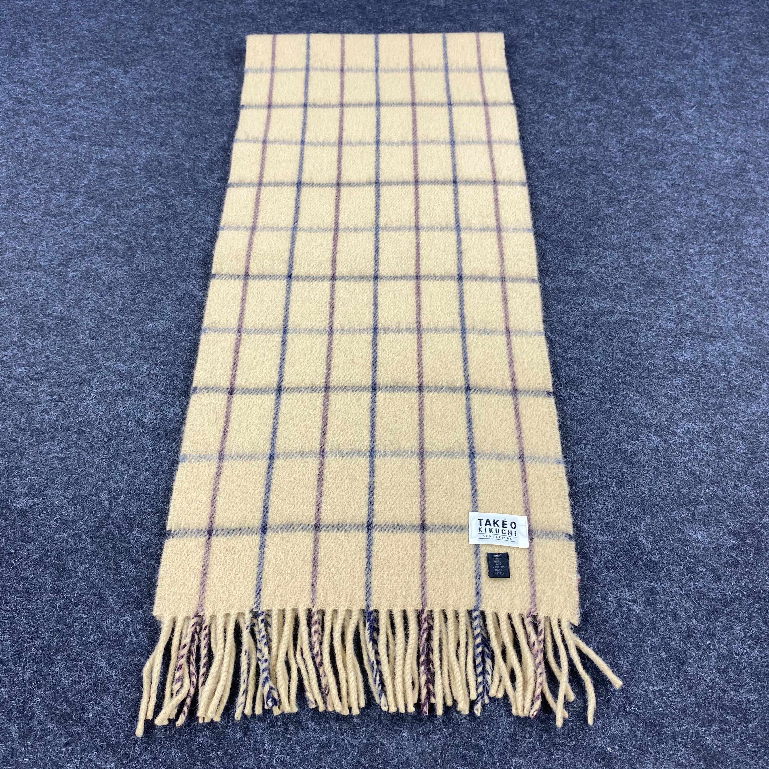 Designer × Takeo Kikuchi × Vintage GF10271 Takeo Kikuchi Scarf Neck Wear Muffler Size ONE SIZE - 3 Thumbnail