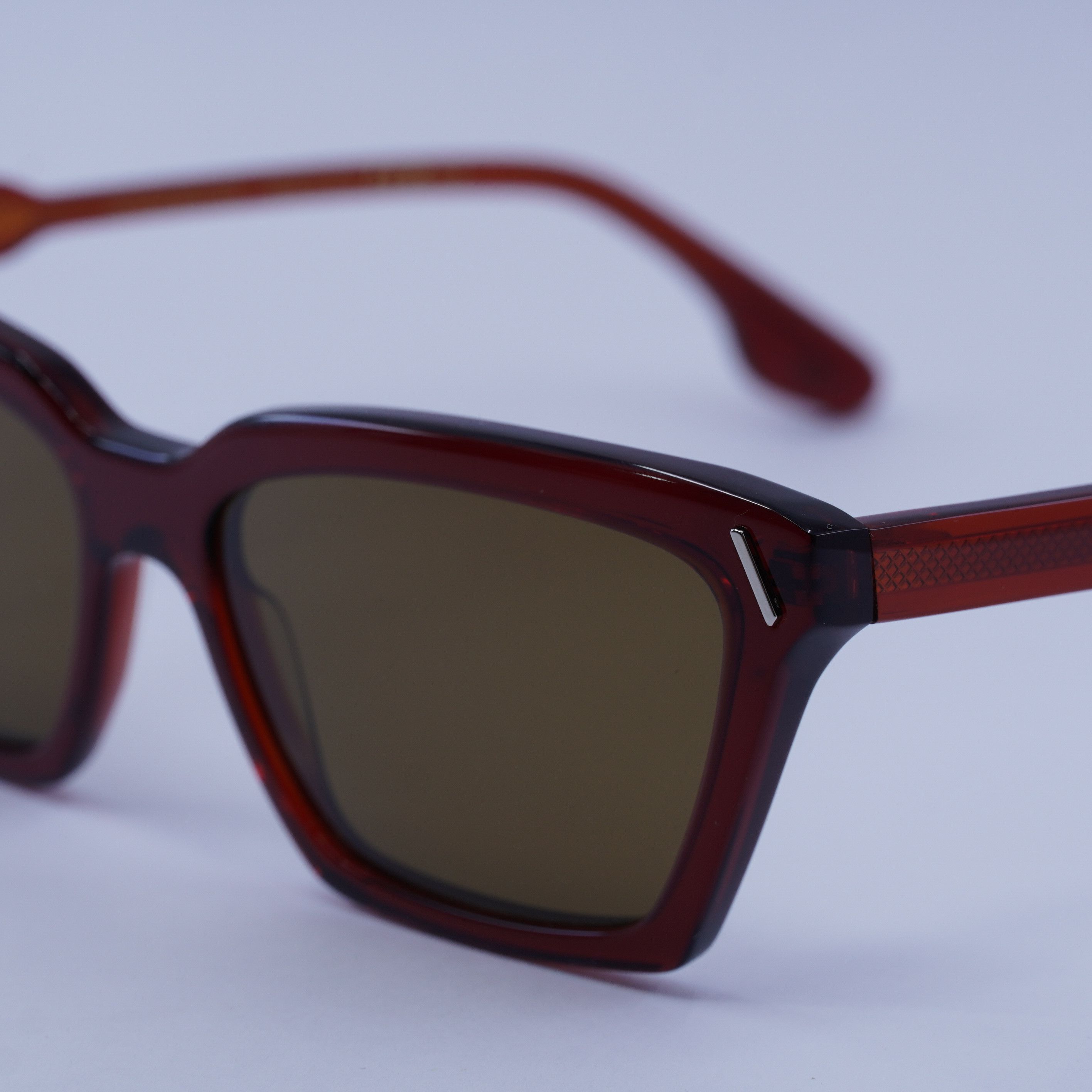 Victoria Beckham Victoria Beckham VB661S 610 Sunglasses Red Cat Eye Frame Size ONE SIZE - 3 Thumbnail