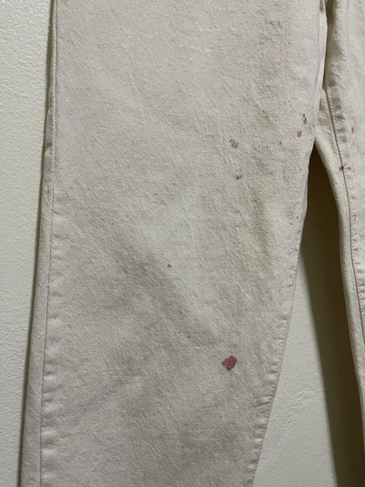 Levi's × Vintage Levi’s Curve Women Cream Jeans Size 28" / US 6 / IT 42 - 3 Thumbnail