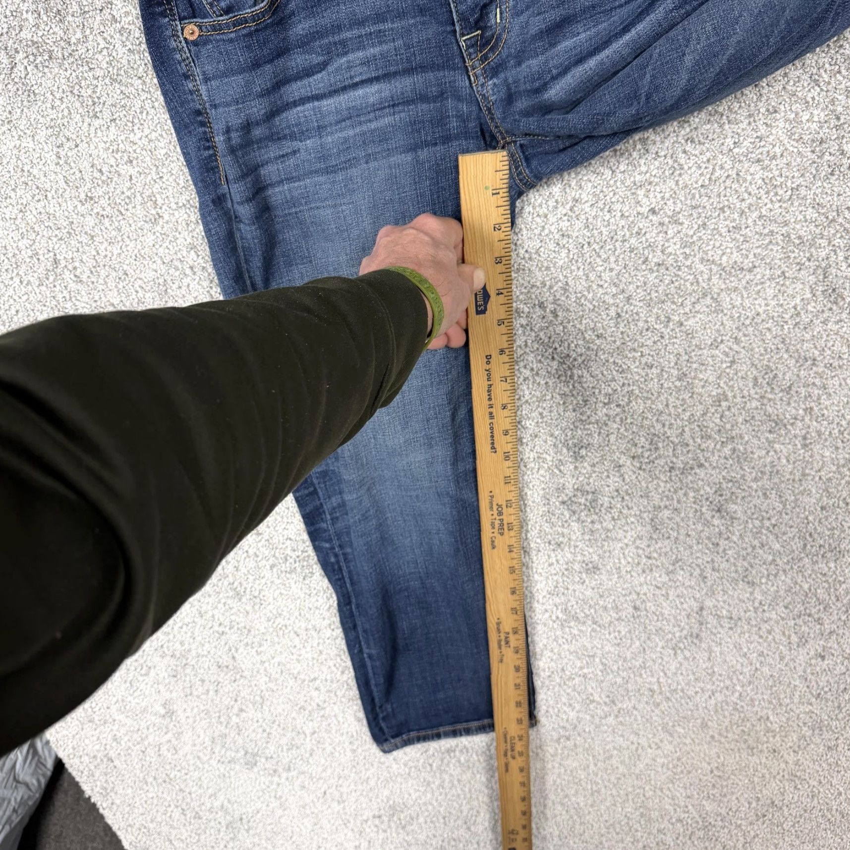 American Eagle Outfitters American Eagle Womens Jeans Boyfriend Crop 4 Medium Blue Stretch Denim 31x23.5 5-Pocket Zip Button Casual Boho Grunge Hipster Retro Y2K Size 27" / US 4 / IT 40 - 4 Thumbnail