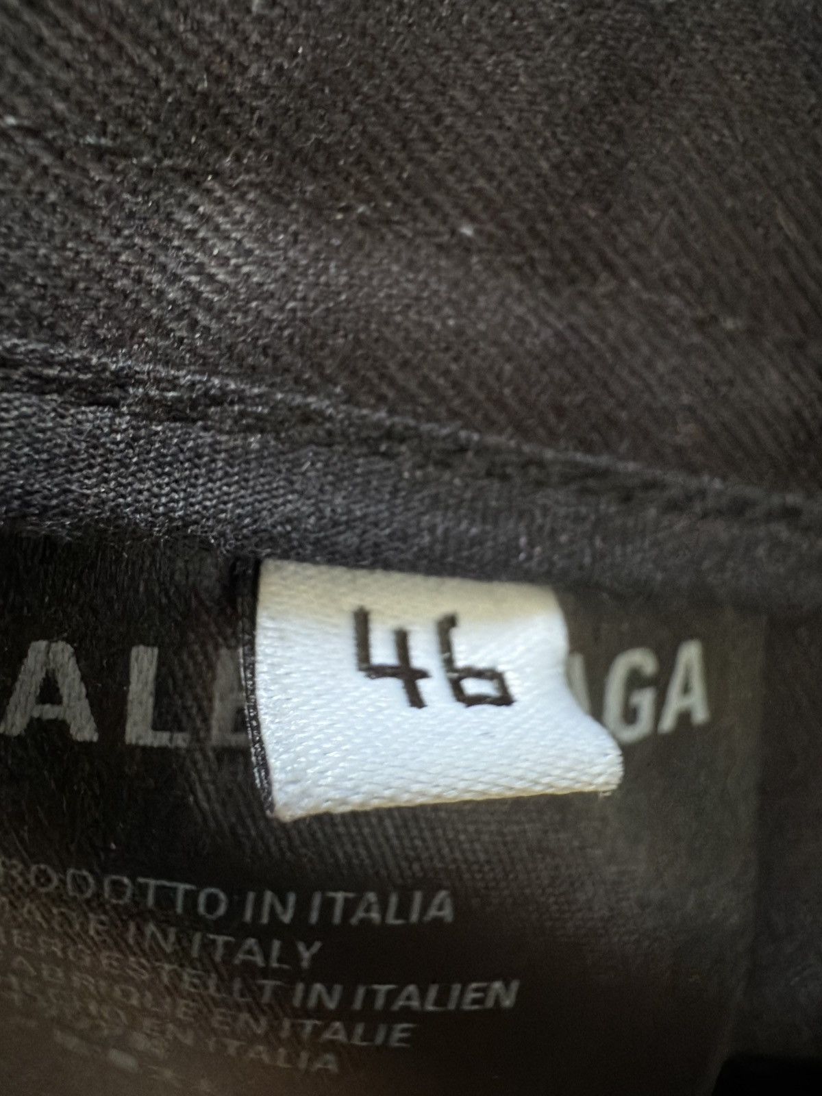 Balenciaga Demna 2018 Black Baggy Trousers Size US 30 / EU 46 - 10 Thumbnail